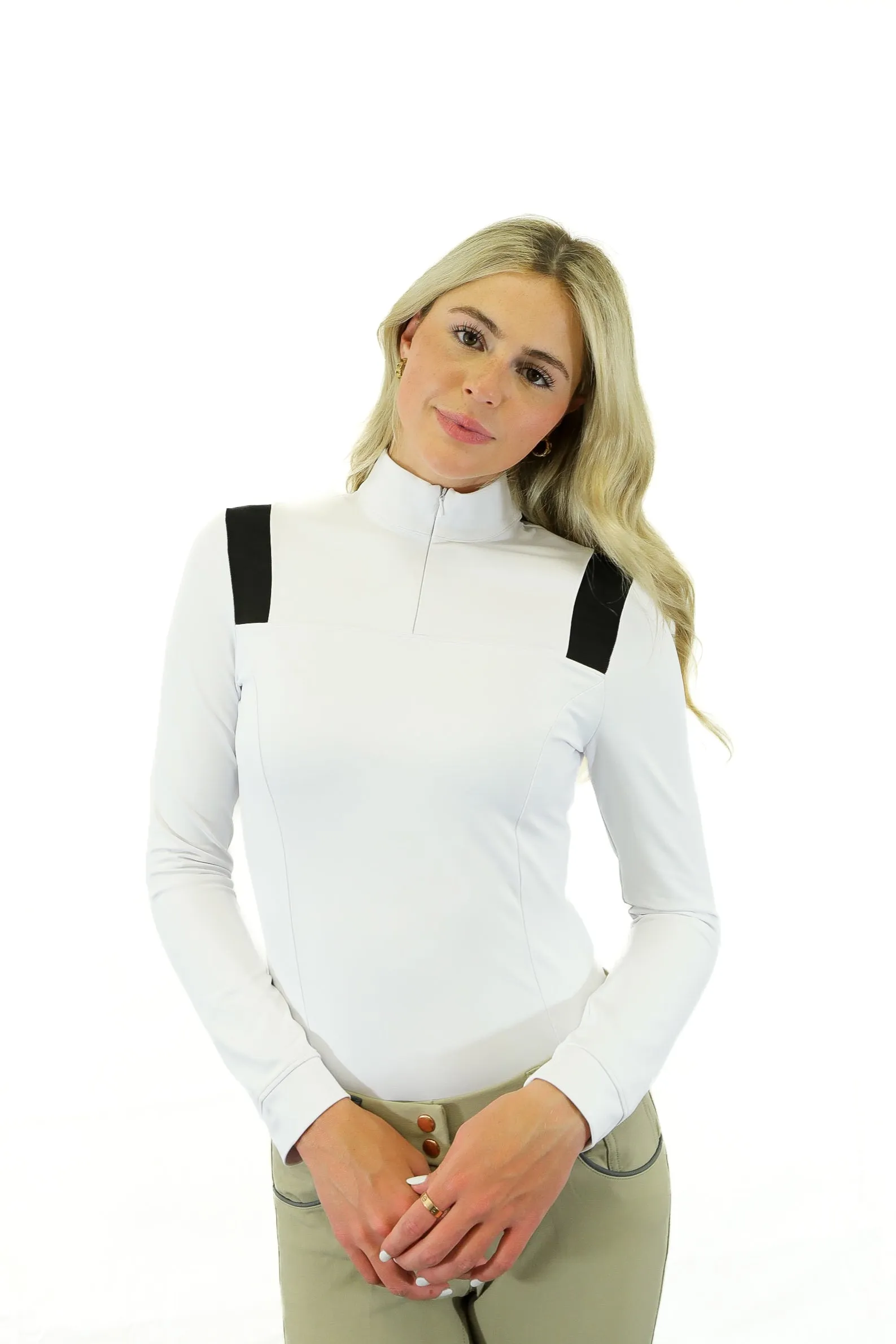 Nadine Shirt – Mesh Accent Show Shirt - Image 9