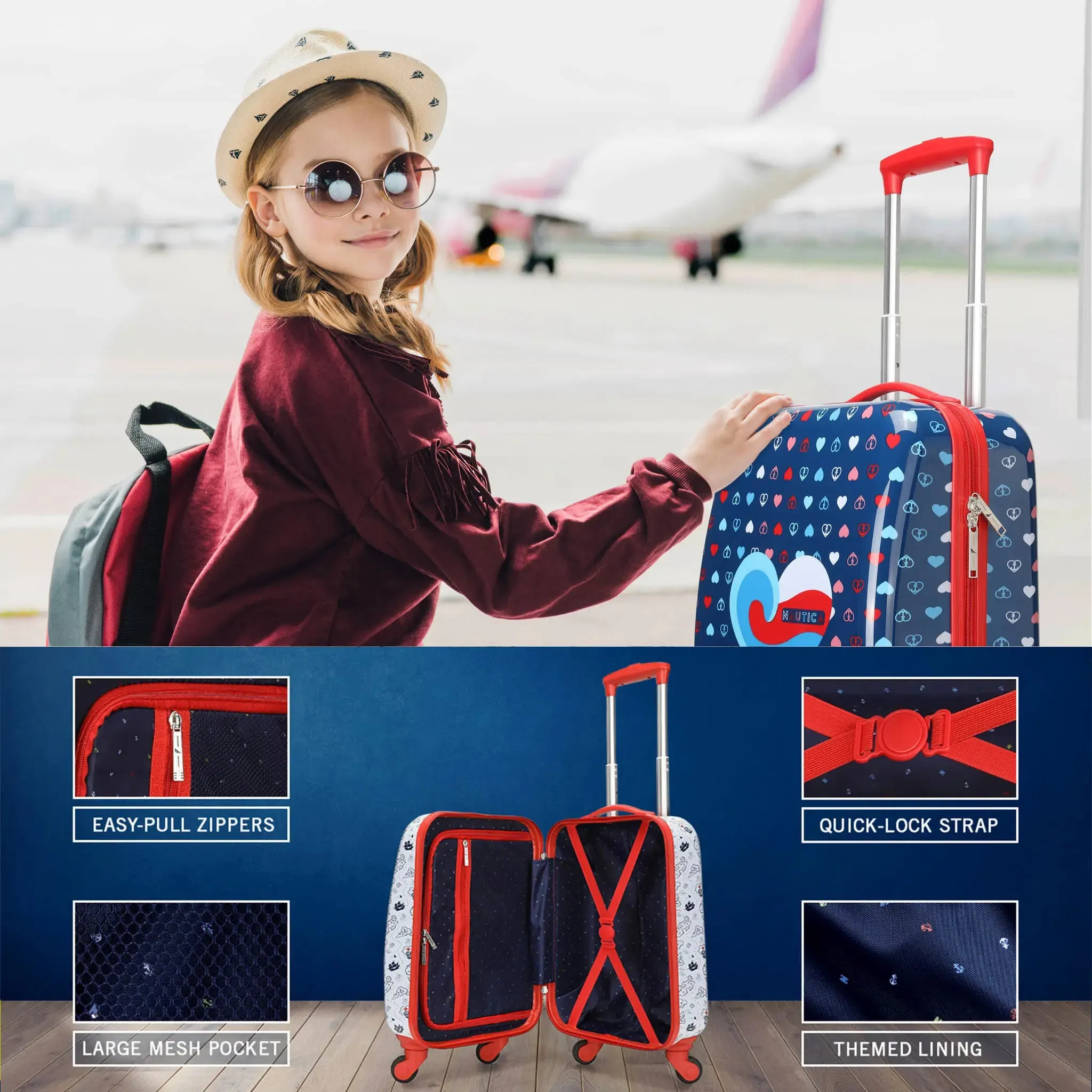 Kids Adventure 18" Carry-on Suitcase and Kits - Image 4