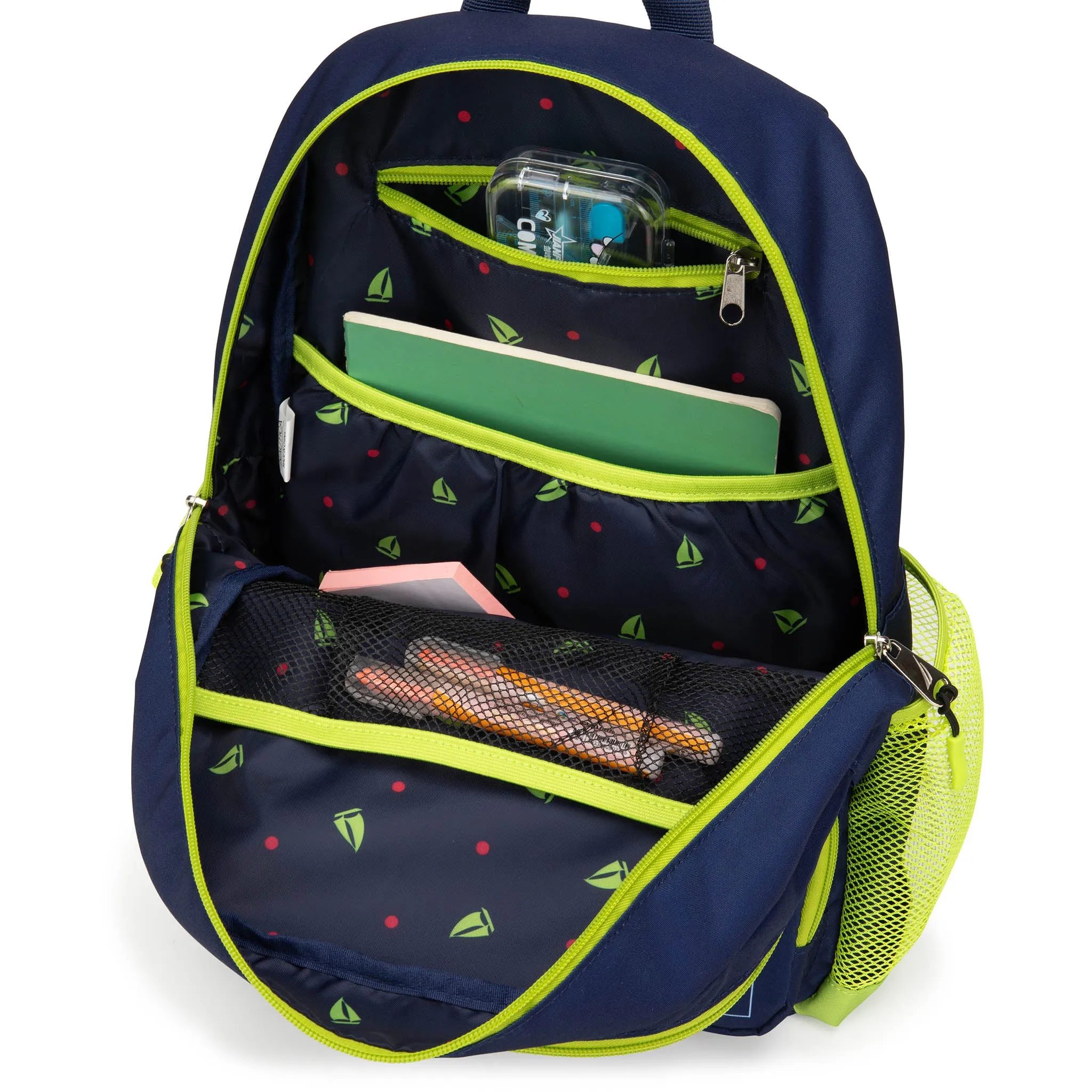 Kids Backpack for School | Flags | 16" Tall - Image 3