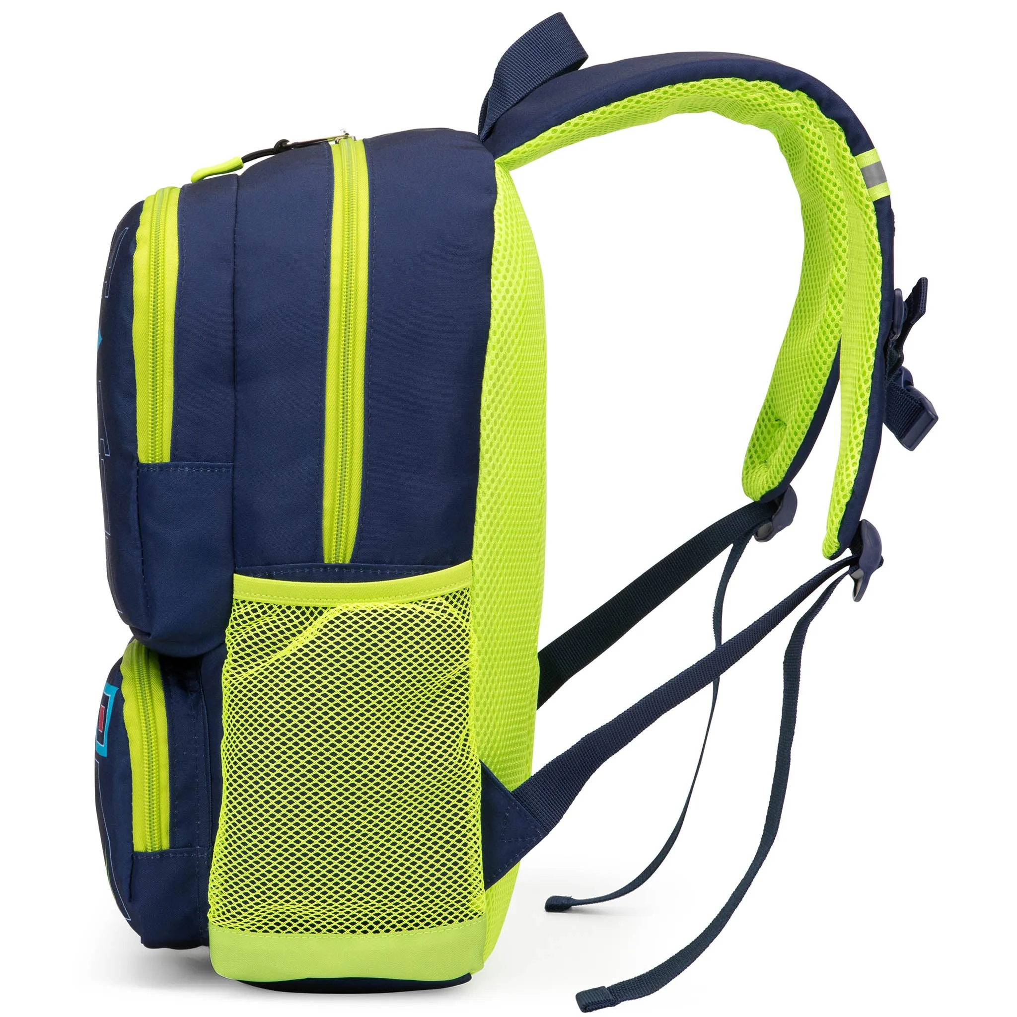 Kids Backpack for School | Flags | 16" Tall - Image 4