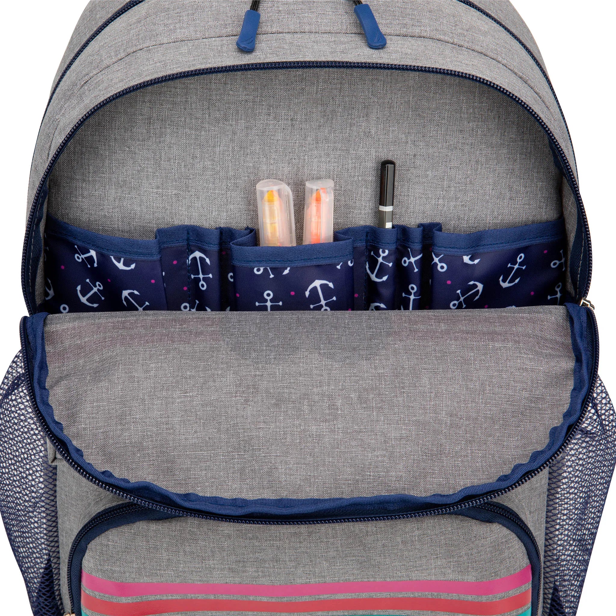 Kids Backpack for School | Hearts | 16" Tall - Image 7