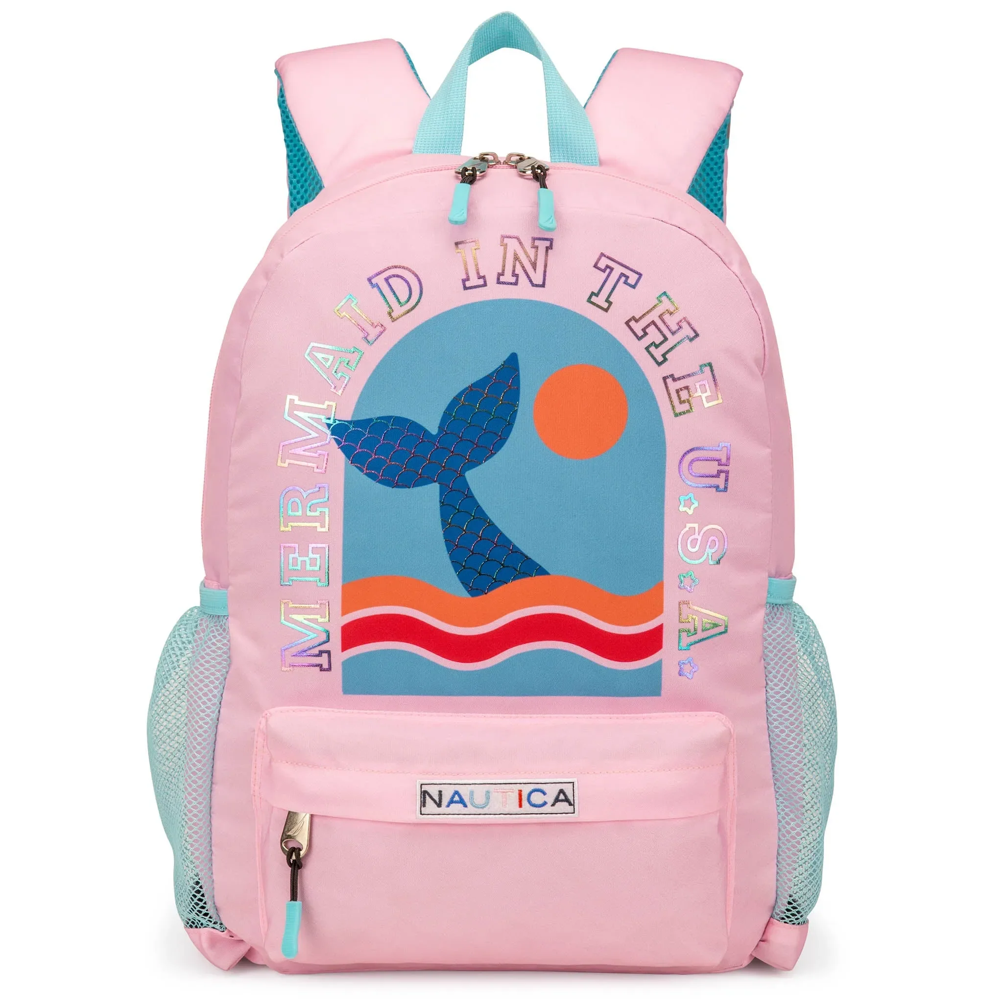 Kids Backpack for School | Mermaid Tail | 16" Tall - Image 5
