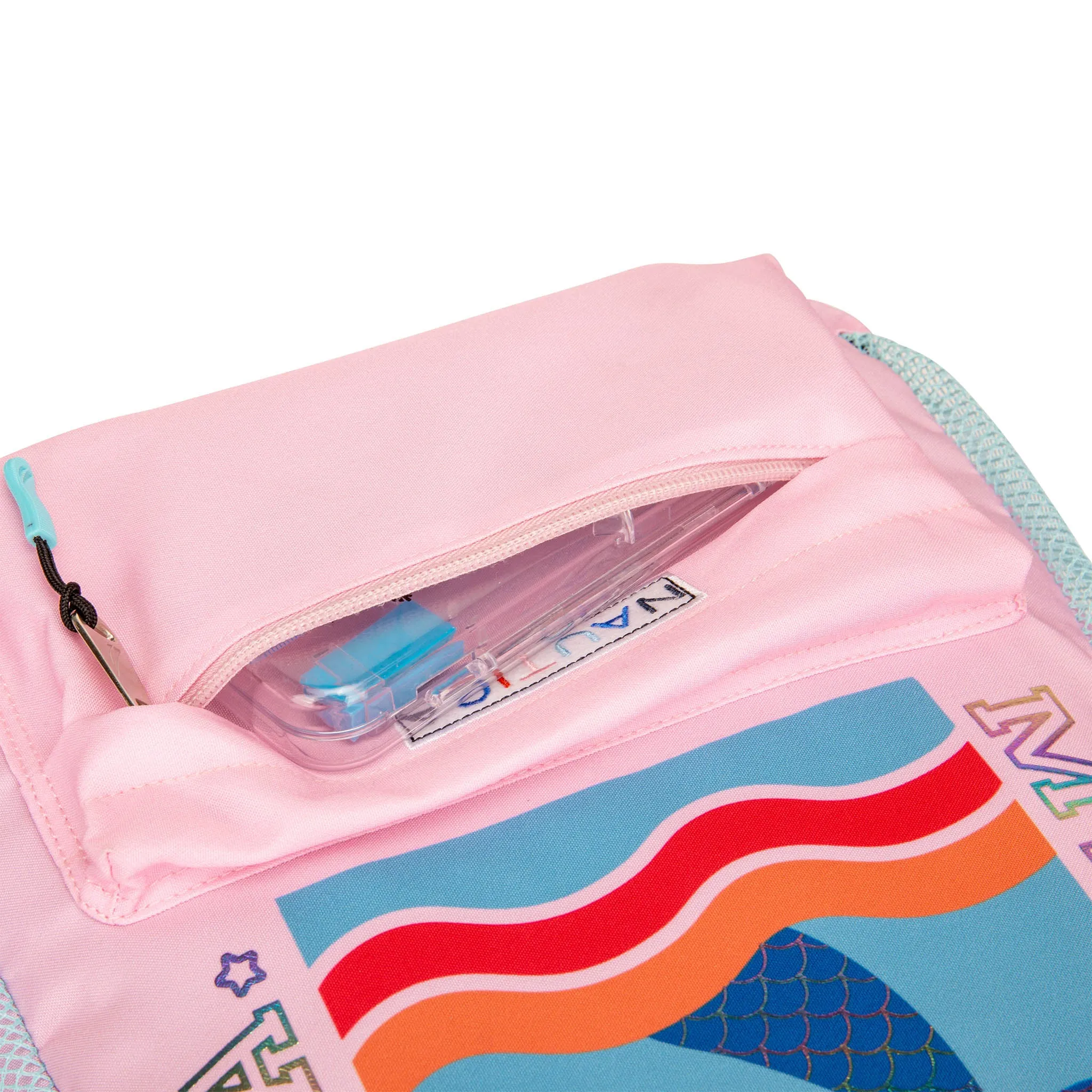 Kids Backpack for School | Mermaid Tail | 16" Tall - Image 6
