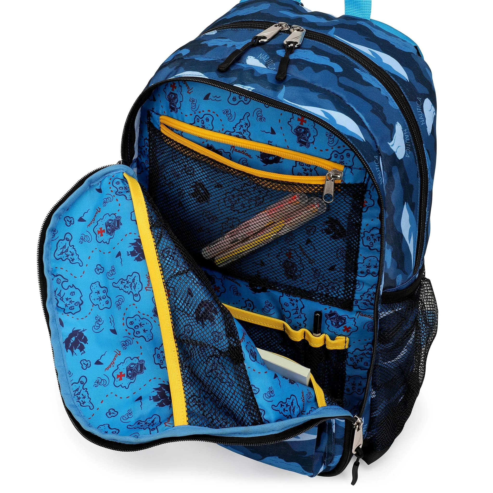 Kids Backpack for School | Polar Camo | 16" Tall - Image 3