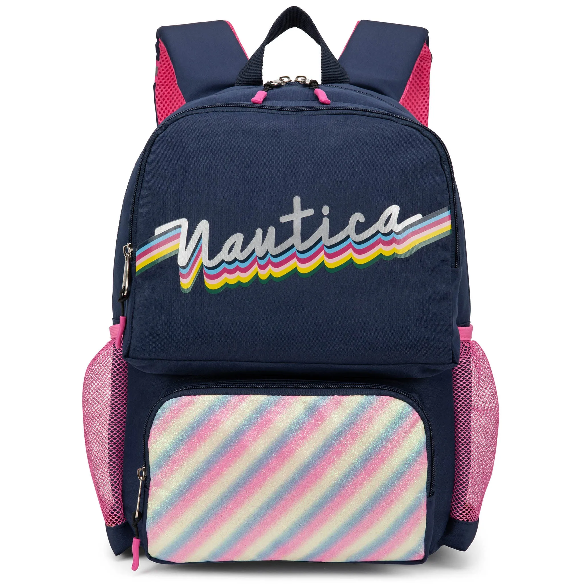 Kids Backpack for School | Retro Rainbow | 16" Tall - Image 6