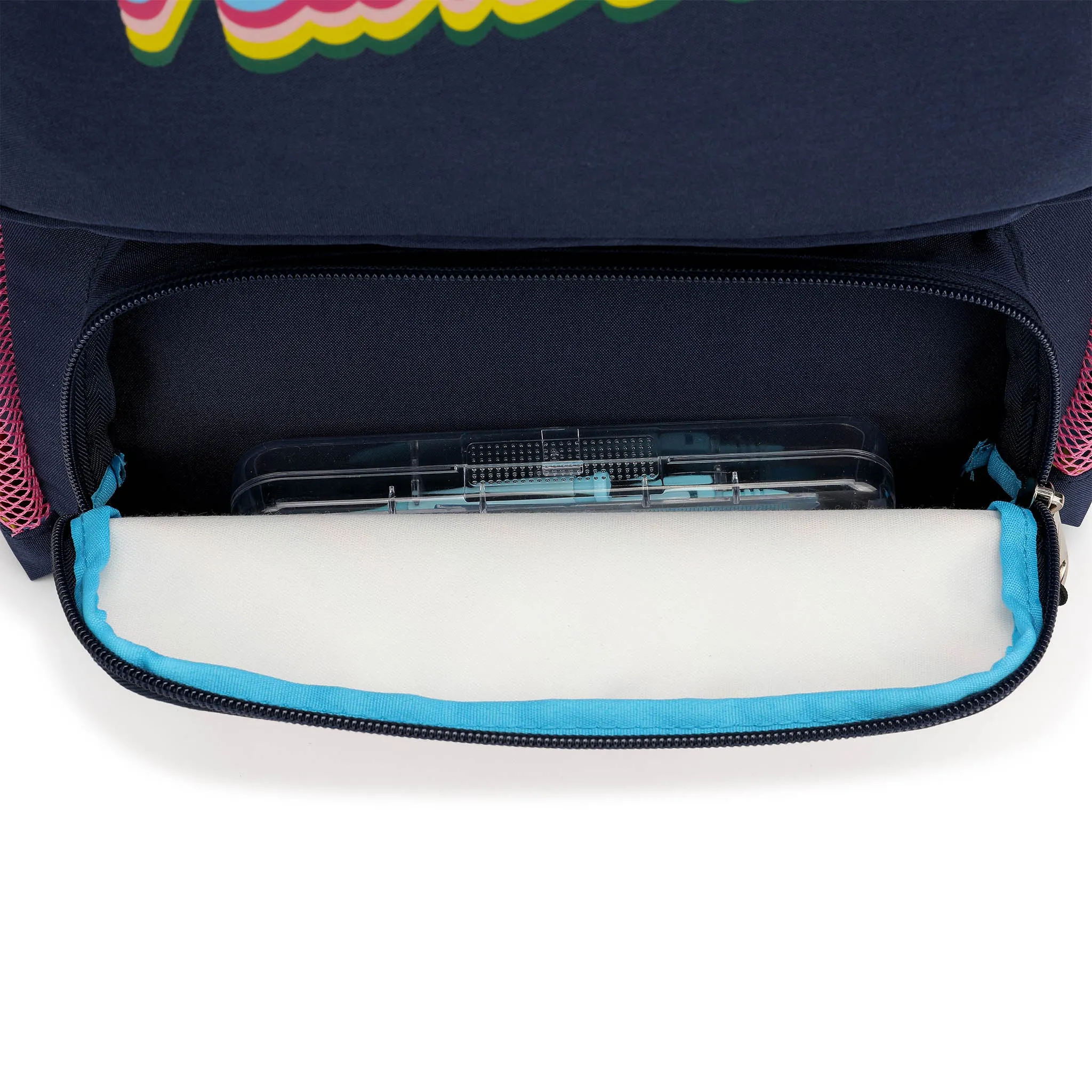Kids Backpack for School | Retro Rainbow | 16" Tall - Image 8