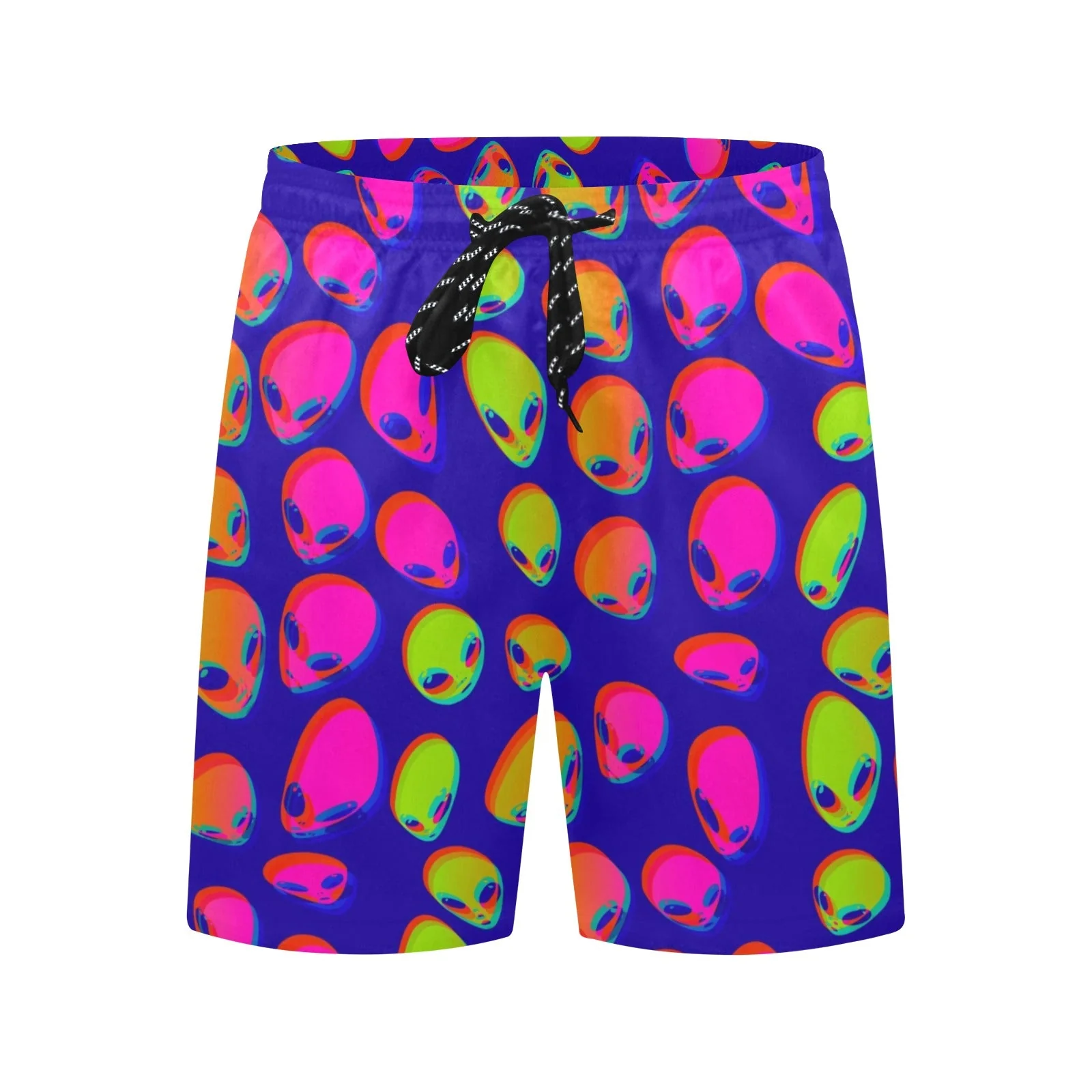 Neon Alien Blast Swim Shorts - Image 3