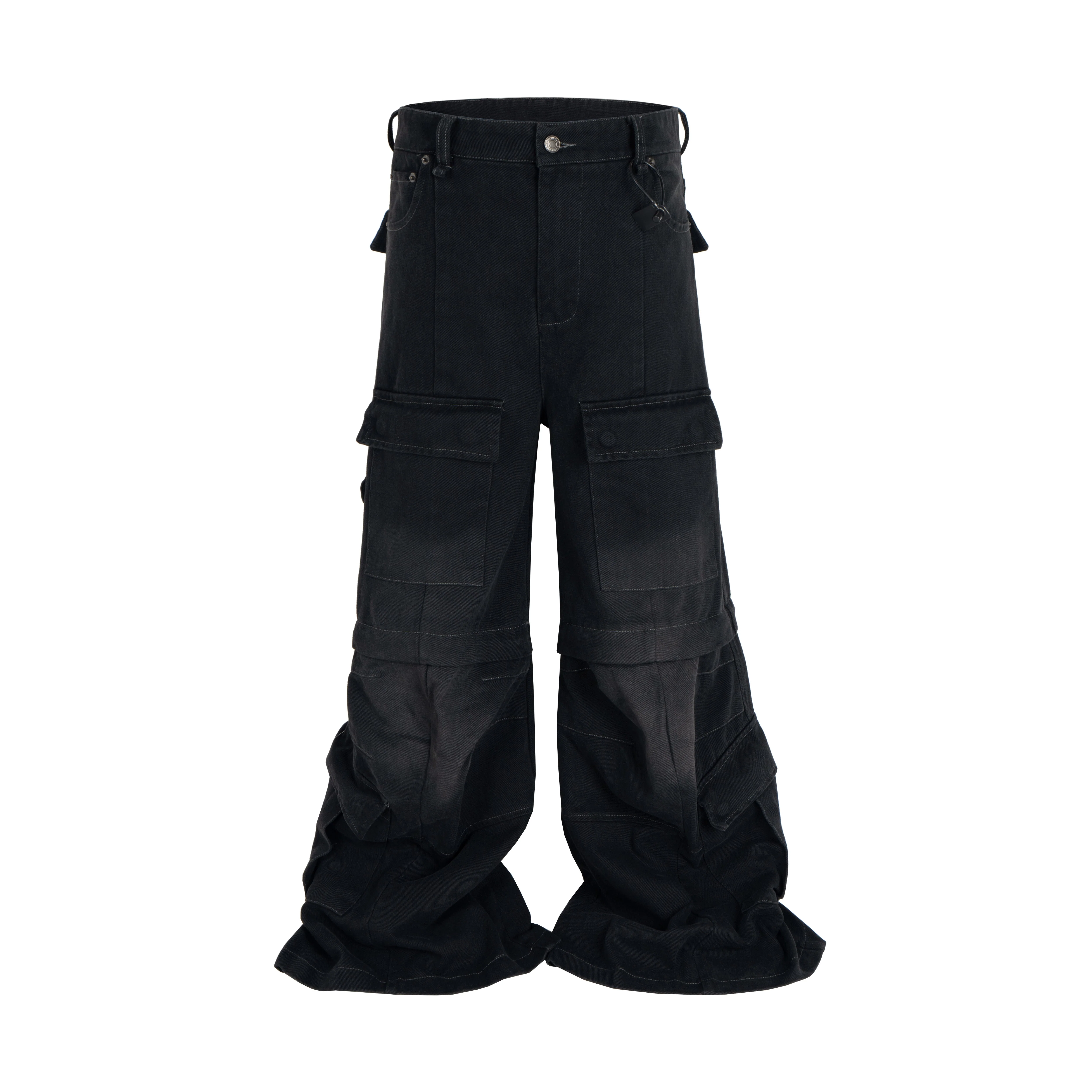 NOIR CONVERT CARGO DENIM