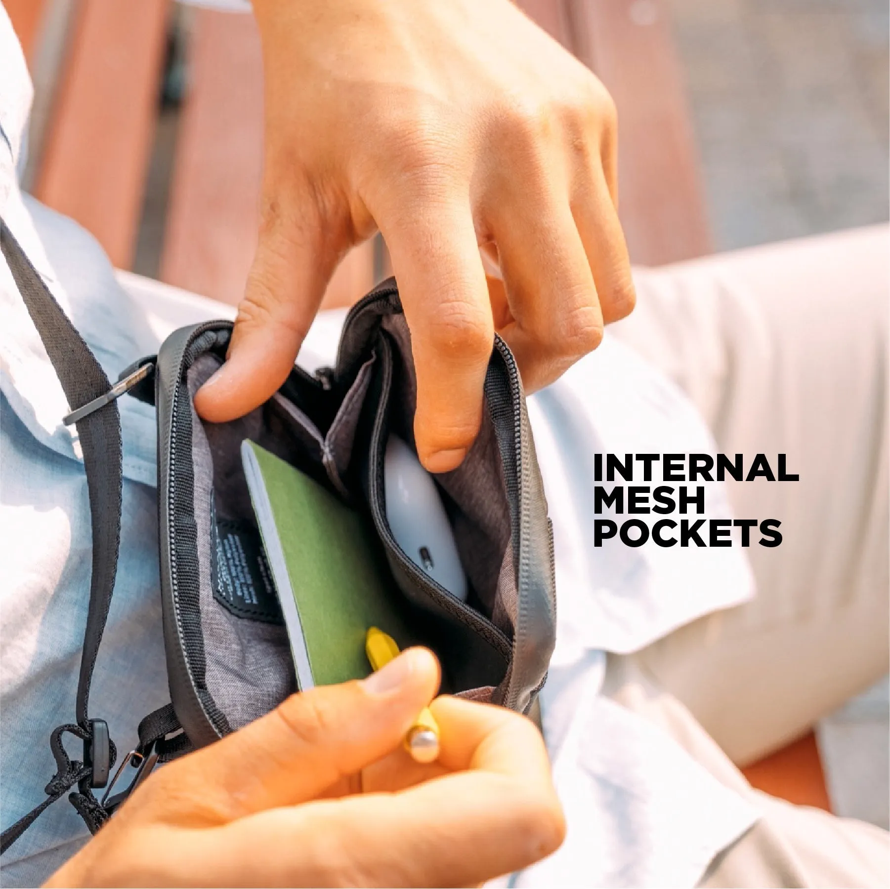 RFID Safe Crossbody Access Pouch - Image 5
