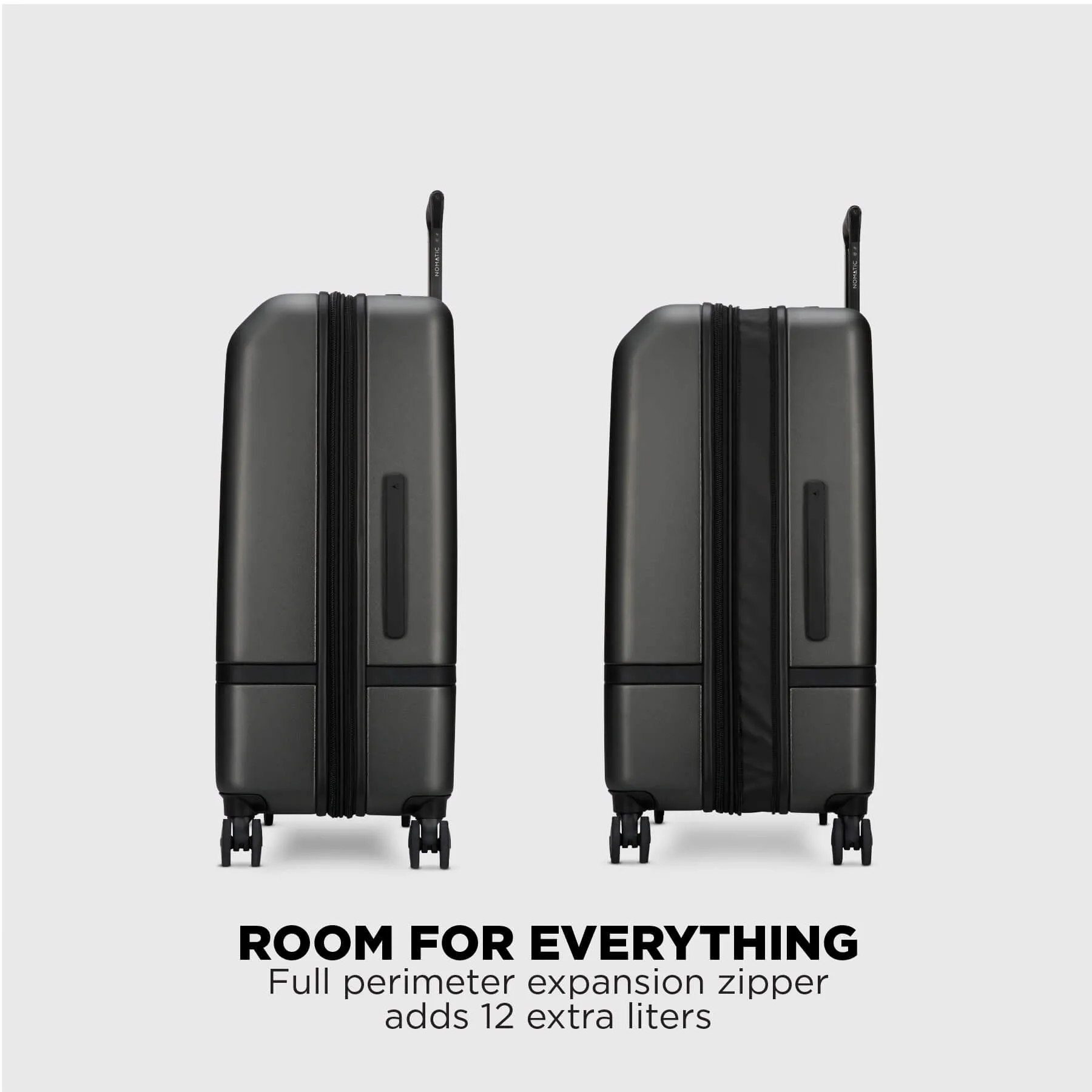 Large Expandable Polycarbonate Check-in Suitcase - Image 4