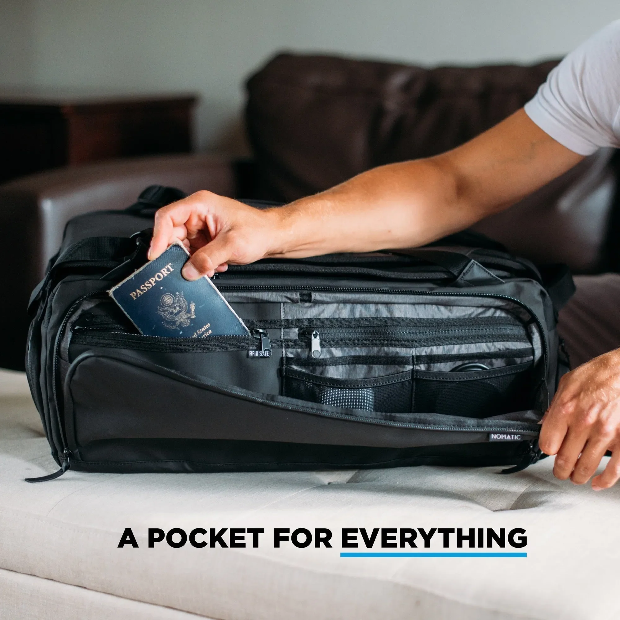 Travel Bag 40L Backpack-Duffel Hybrid - Image 7