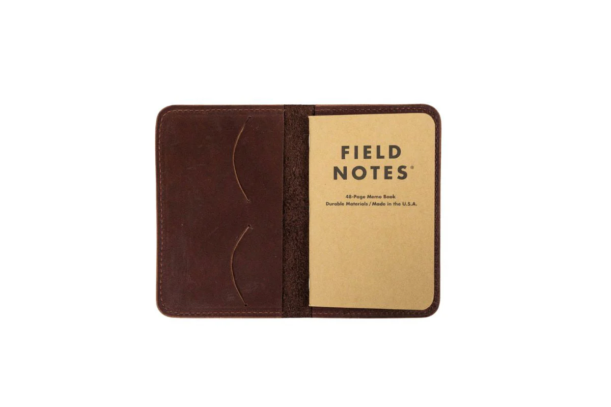 Notebook Wallet – Full-Grain Leather Organizer with Memo Book - Image 2