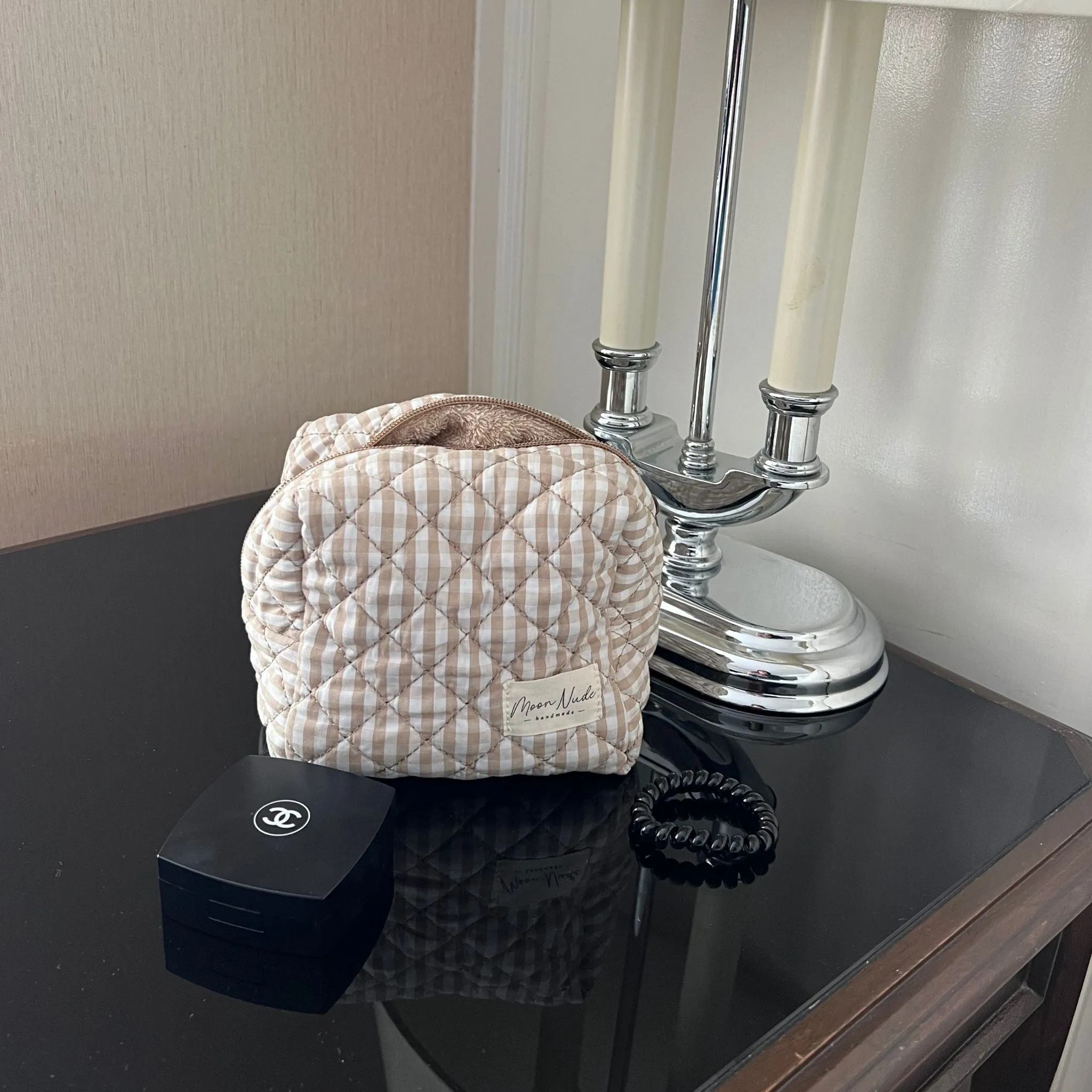 Nude Mini Makeup Bag - Image 5