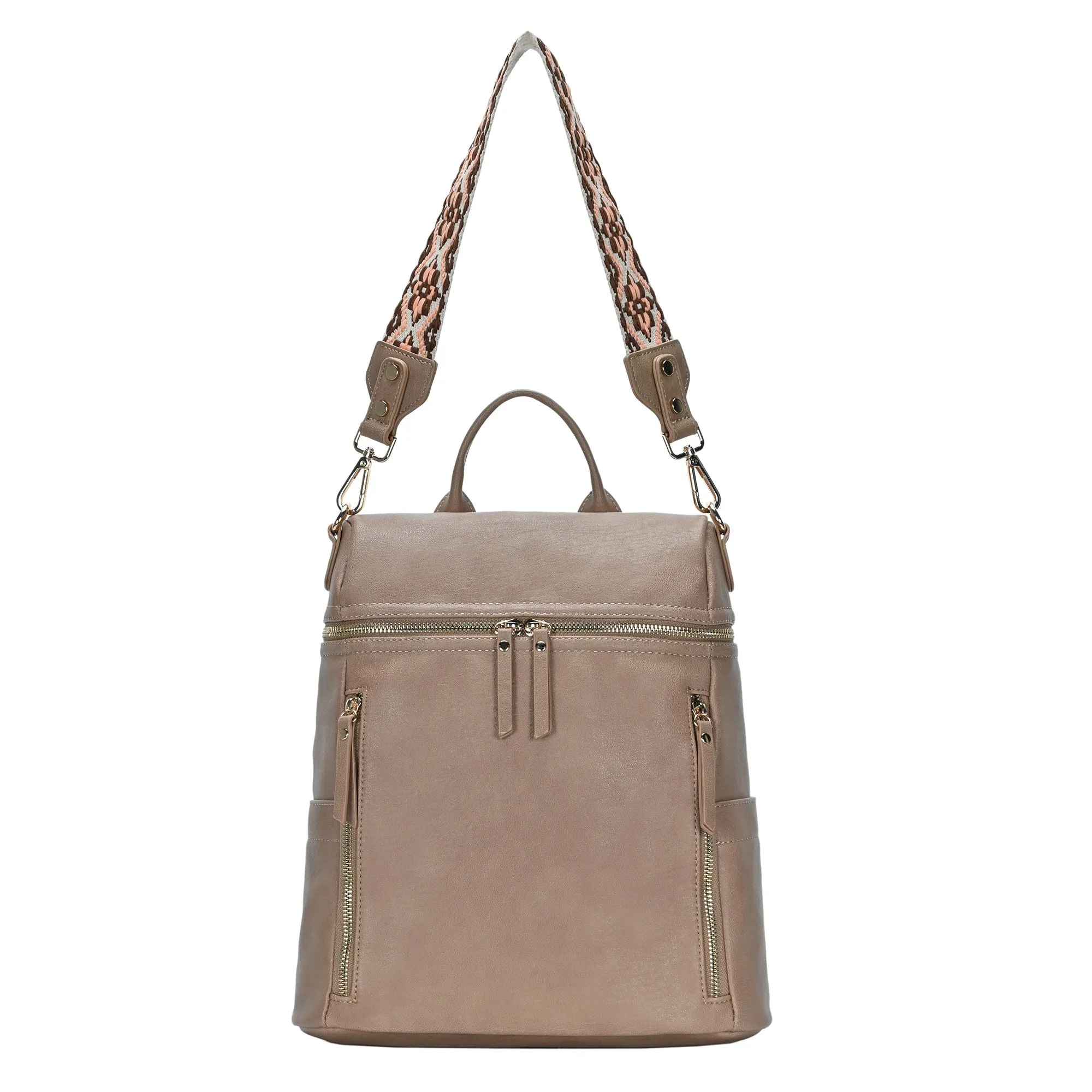 Nyra Webbing Strap Convertible Backpack - Image 13