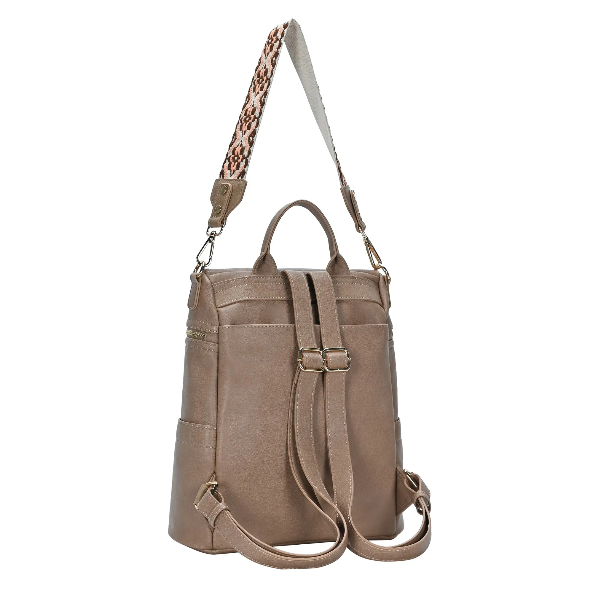 Nyra Webbing Strap Convertible Backpack - Image 14