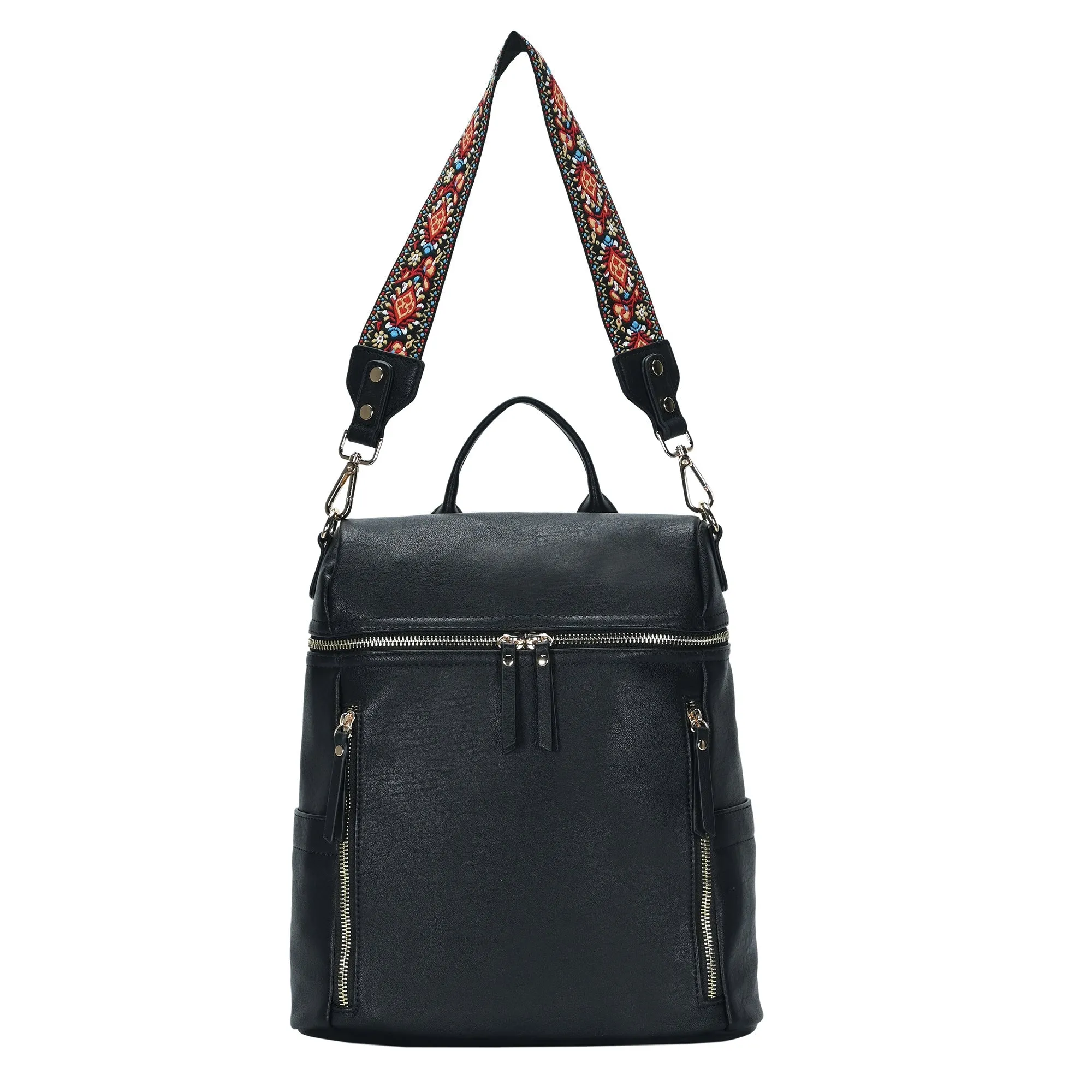 Nyra Webbing Strap Convertible Backpack - Image 16