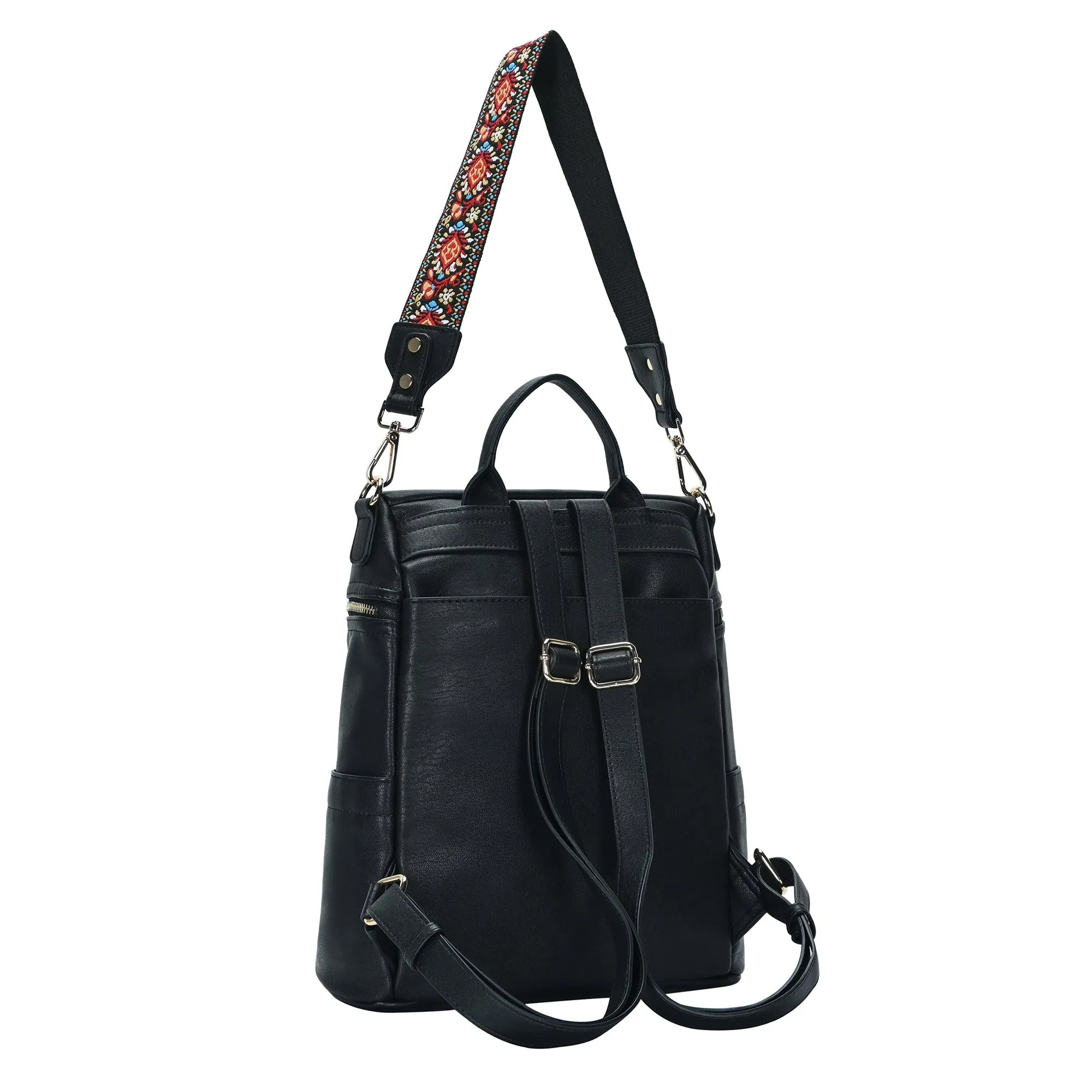 Nyra Webbing Strap Convertible Backpack - Image 17
