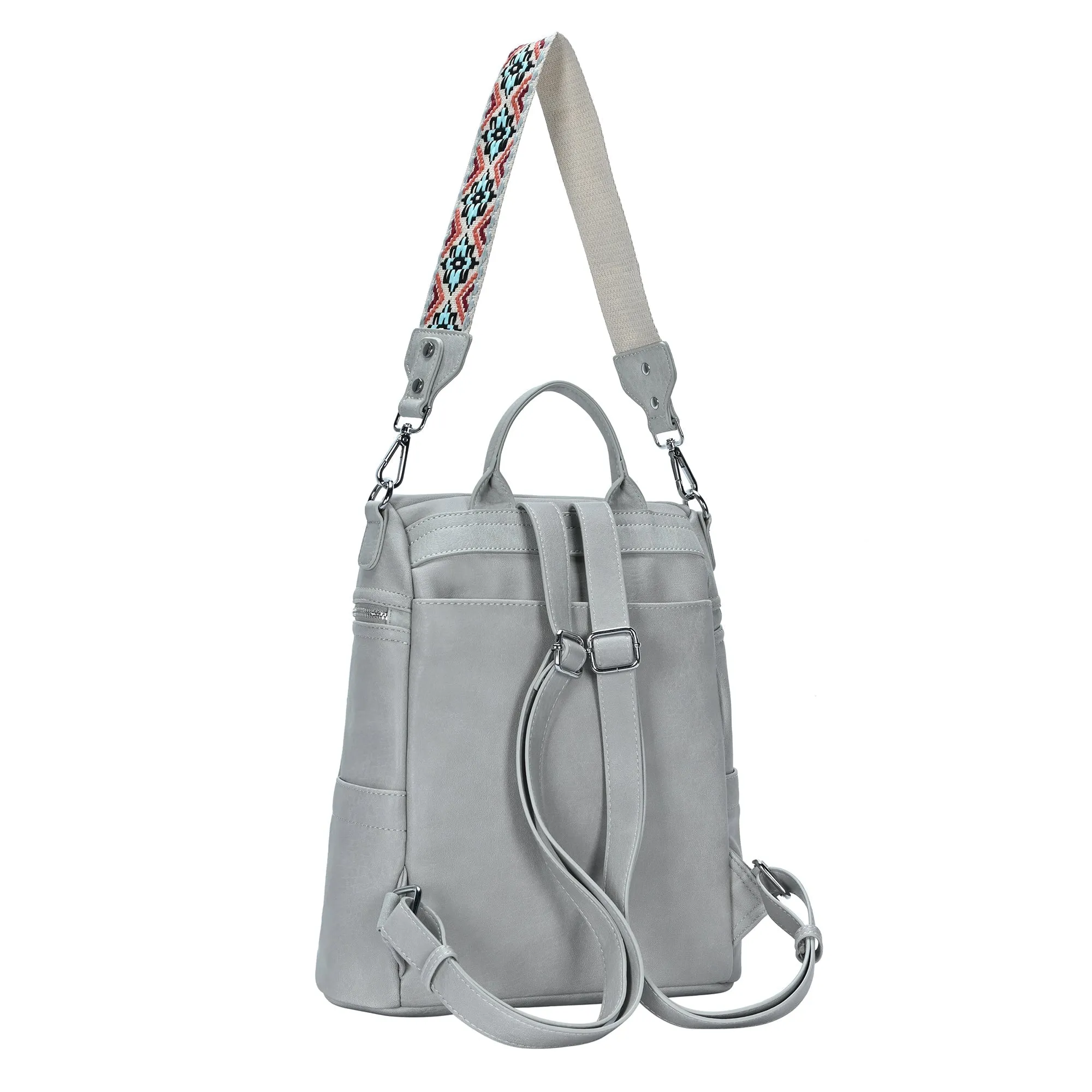Nyra Webbing Strap Convertible Backpack - Image 2