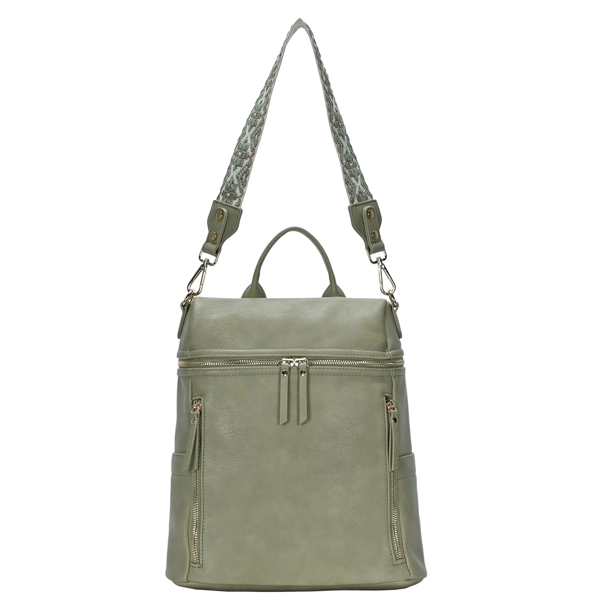 Nyra Webbing Strap Convertible Backpack - Image 4
