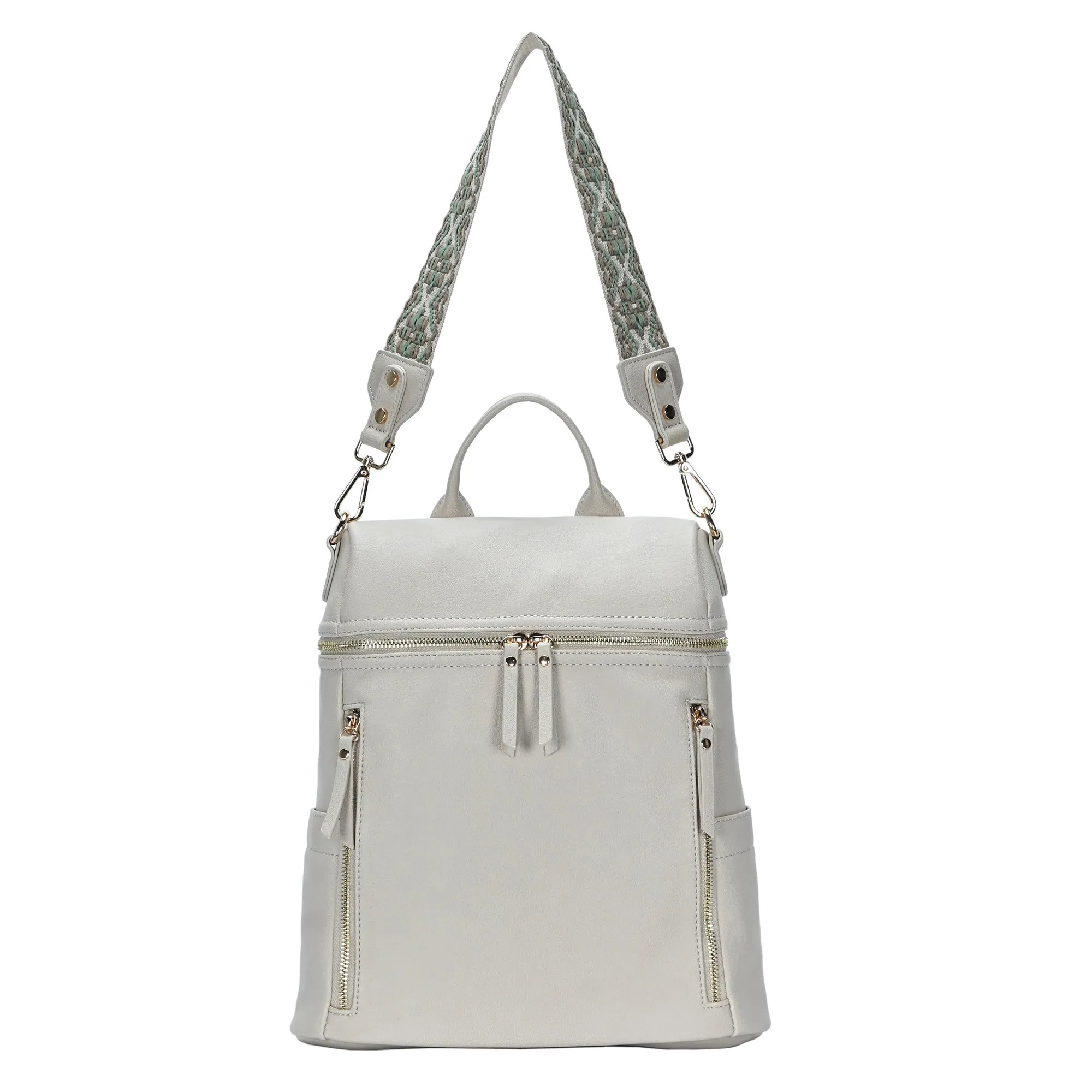Nyra Webbing Strap Convertible Backpack - Image 7