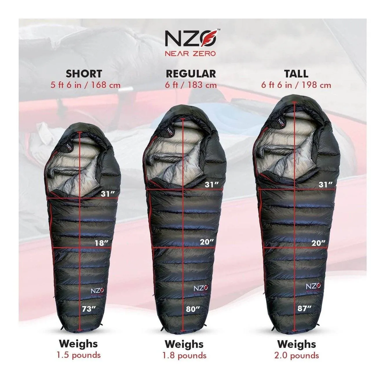 NZ 20 Mummy Sleeping Bag - Image 3