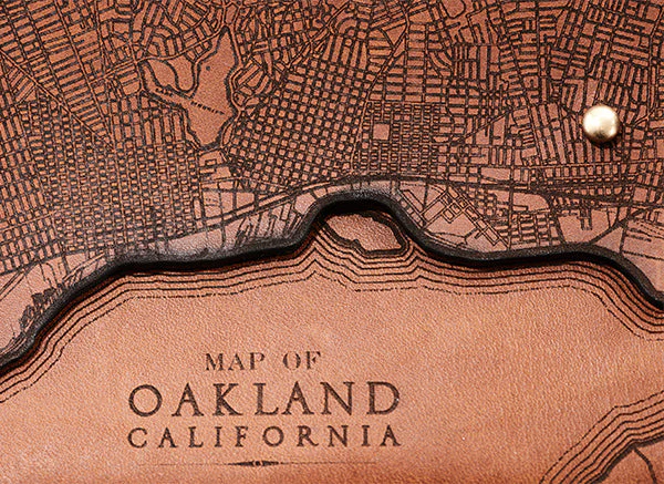 Oakland Map Clutch - Image 3