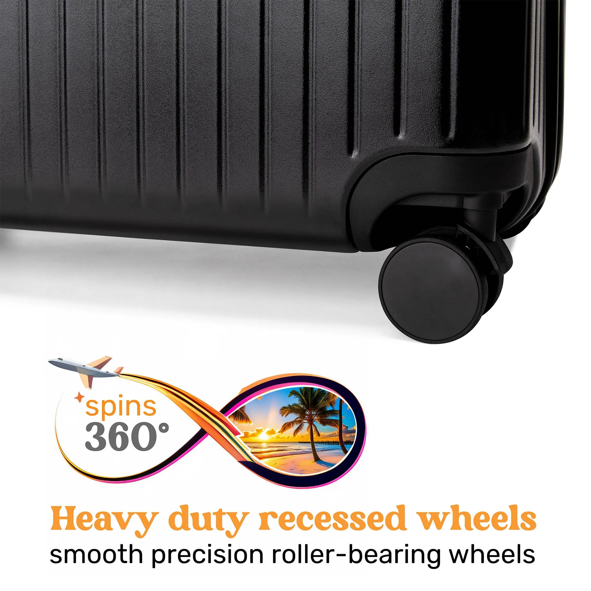 Ocean Polycarbonate Carry-On Suitcase - Image 6