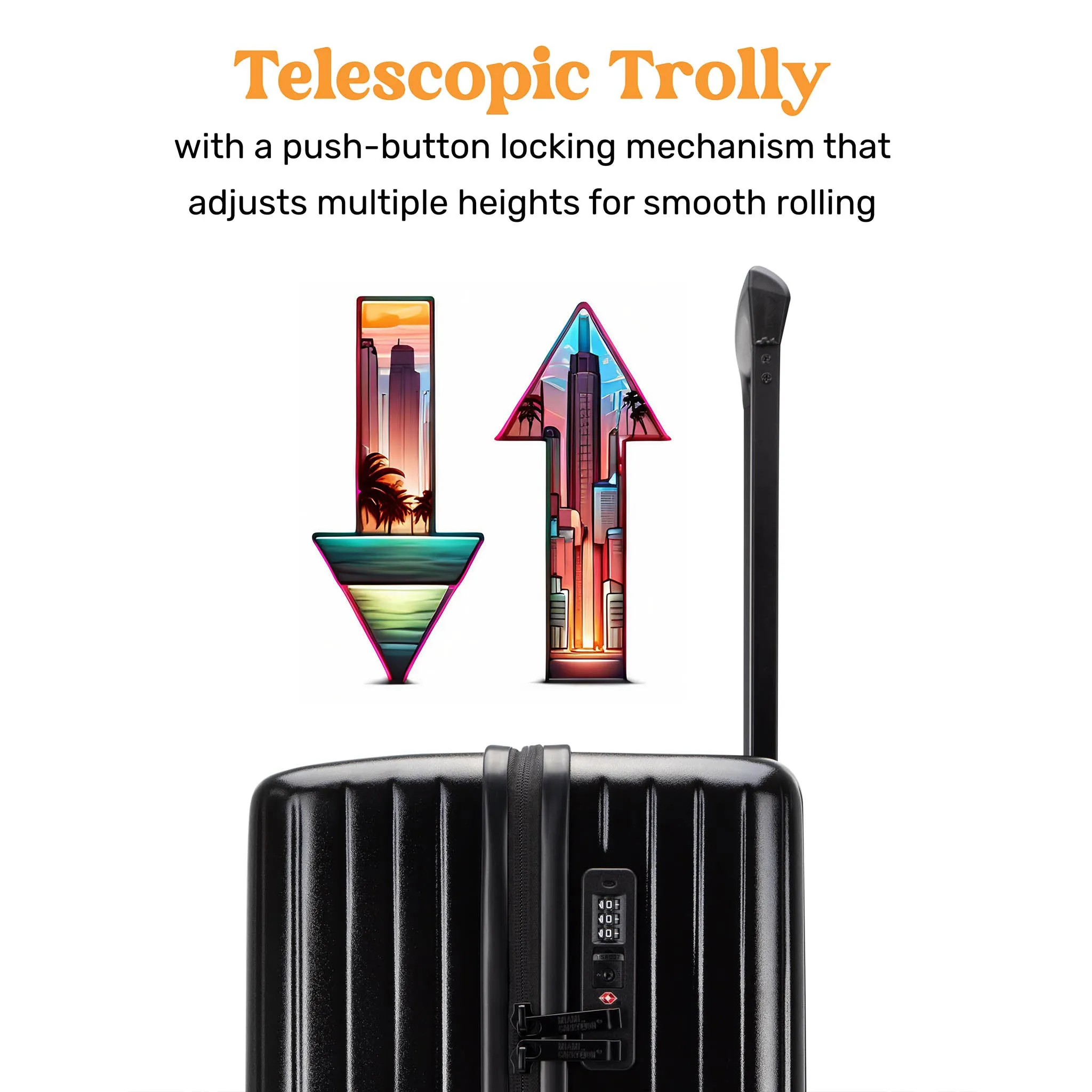 Ocean Polycarbonate Carry-On Suitcase - Image 7
