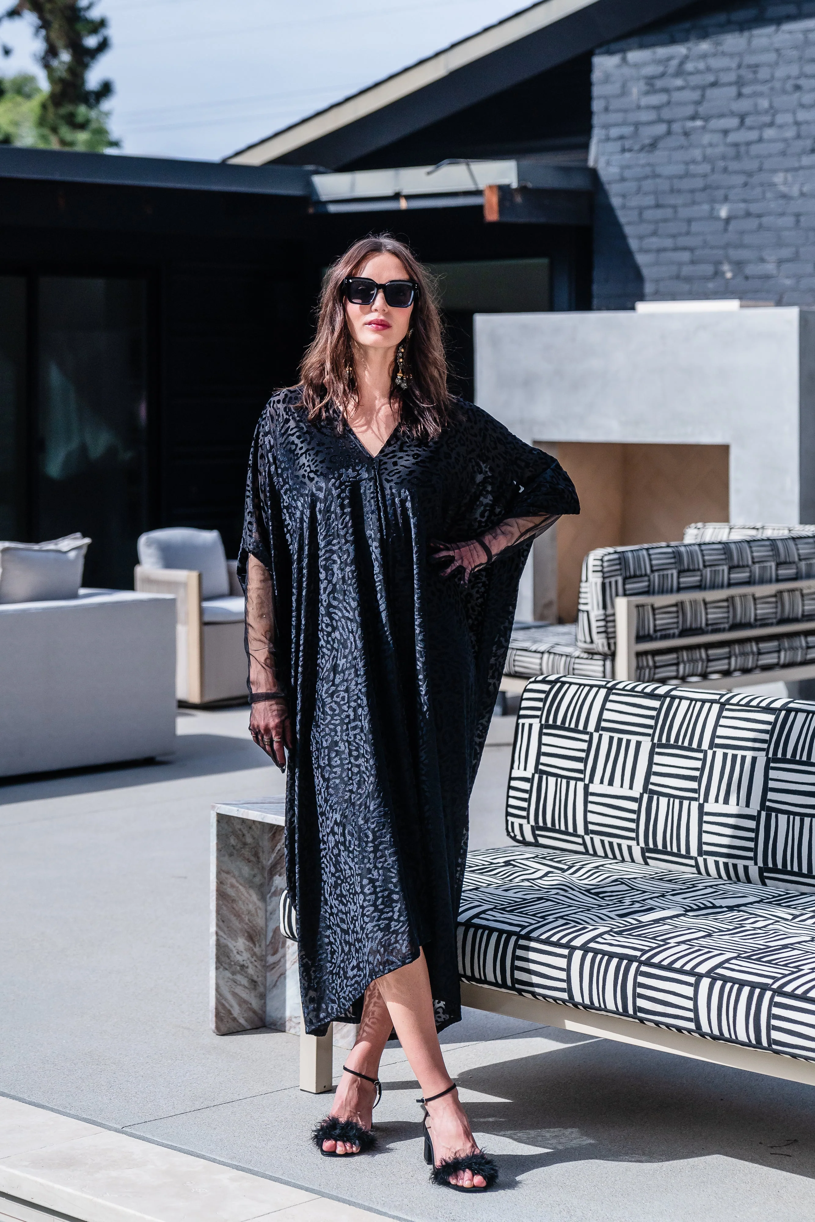 Of The Night Caftan Kaftan Dress - Image 2