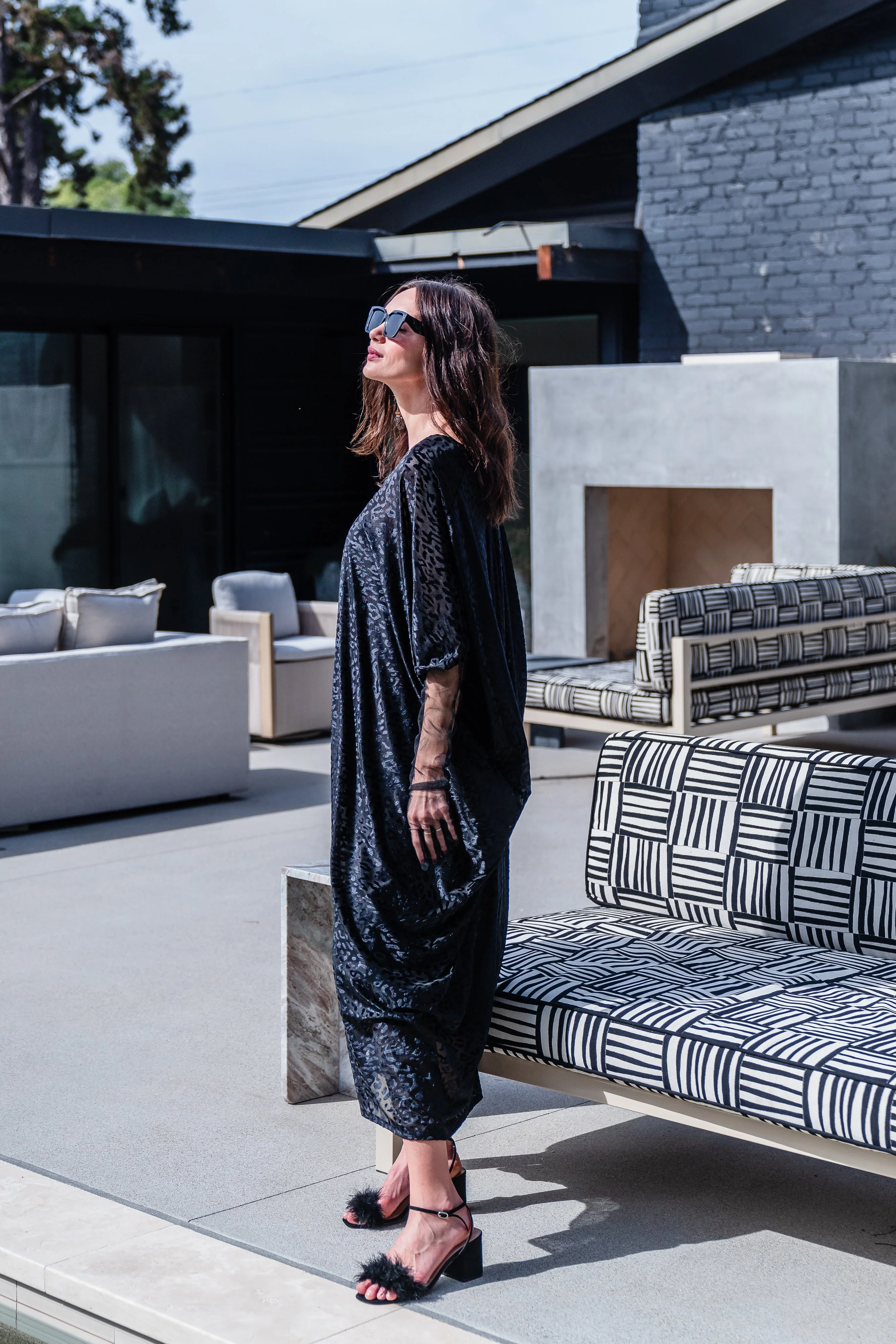 Of The Night Caftan Kaftan Dress - Image 4
