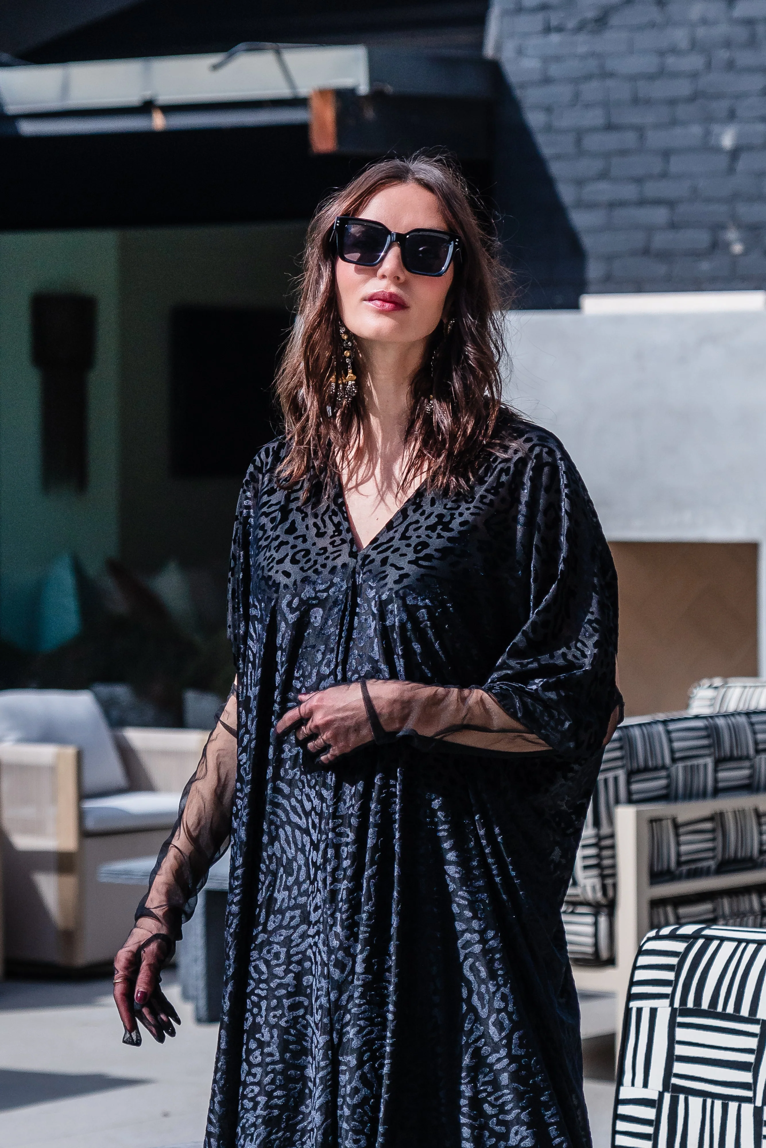Of The Night Caftan Kaftan Dress - Image 5