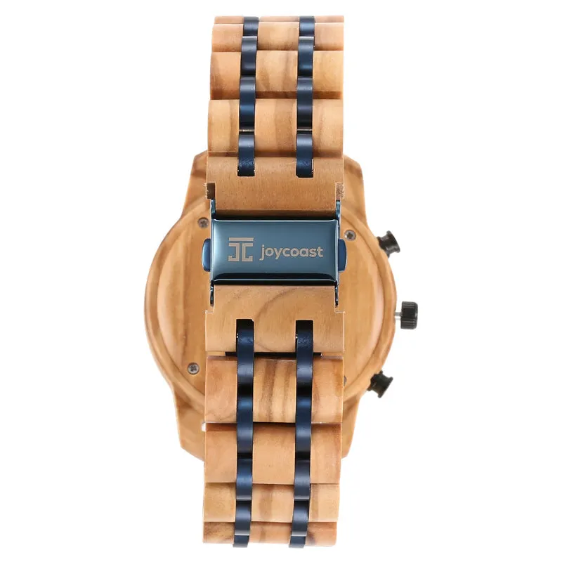 Oliver Men's Watch | Olive Wood Chronograph - Image 4