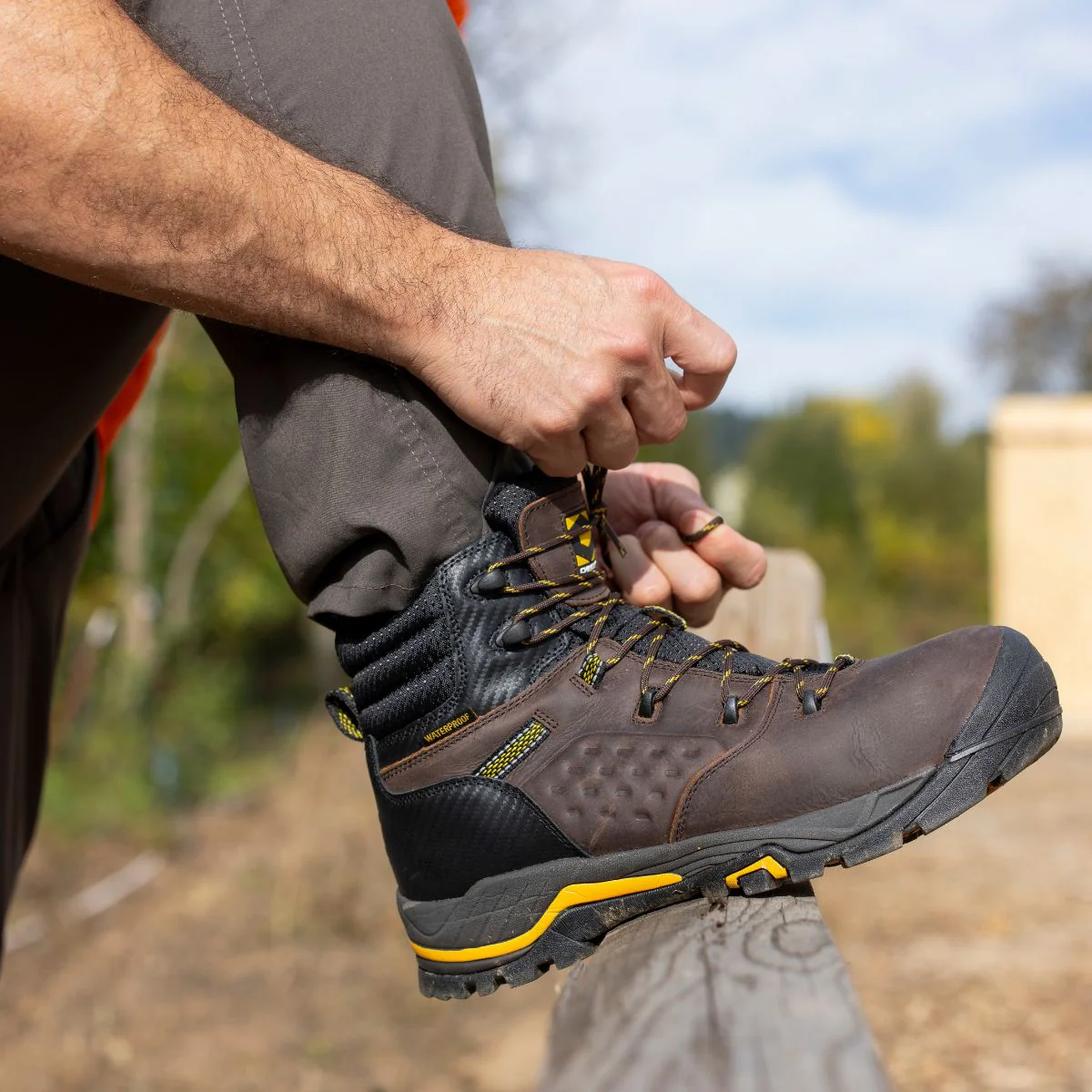 Olympic 6" Composite Toe Waterproof Work Boot – Brown - Image 7