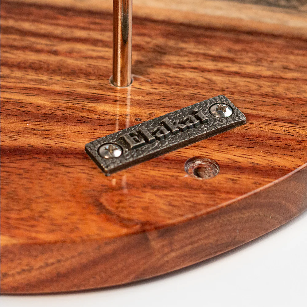 One of a Kind Blue Pearl Epoxy Resin Live-Edge Wood Hook and Ring Toss Game - Image 7