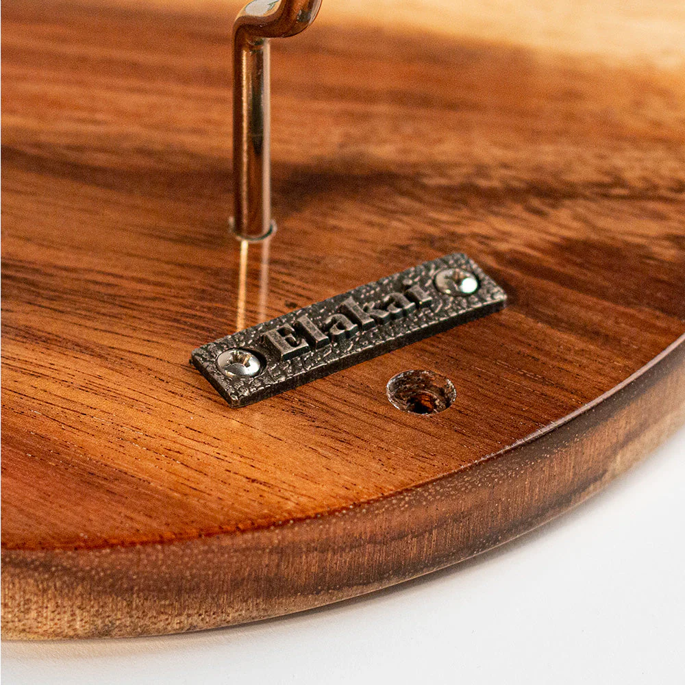 One of a Kind Gray Stone Epoxy Resin Live-Edge Wood Hook and Ring Toss Game - Image 5