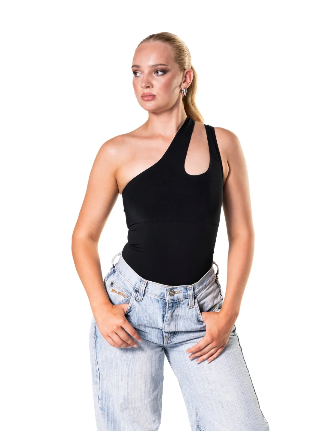 One Shoulder Shapewear Bodysuit - Image 7