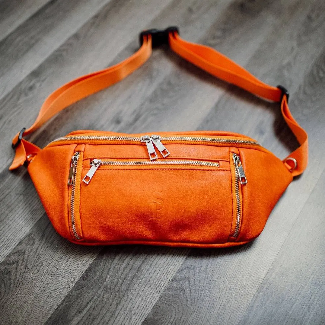 Orange Crossbody Sling Bag - Image 3