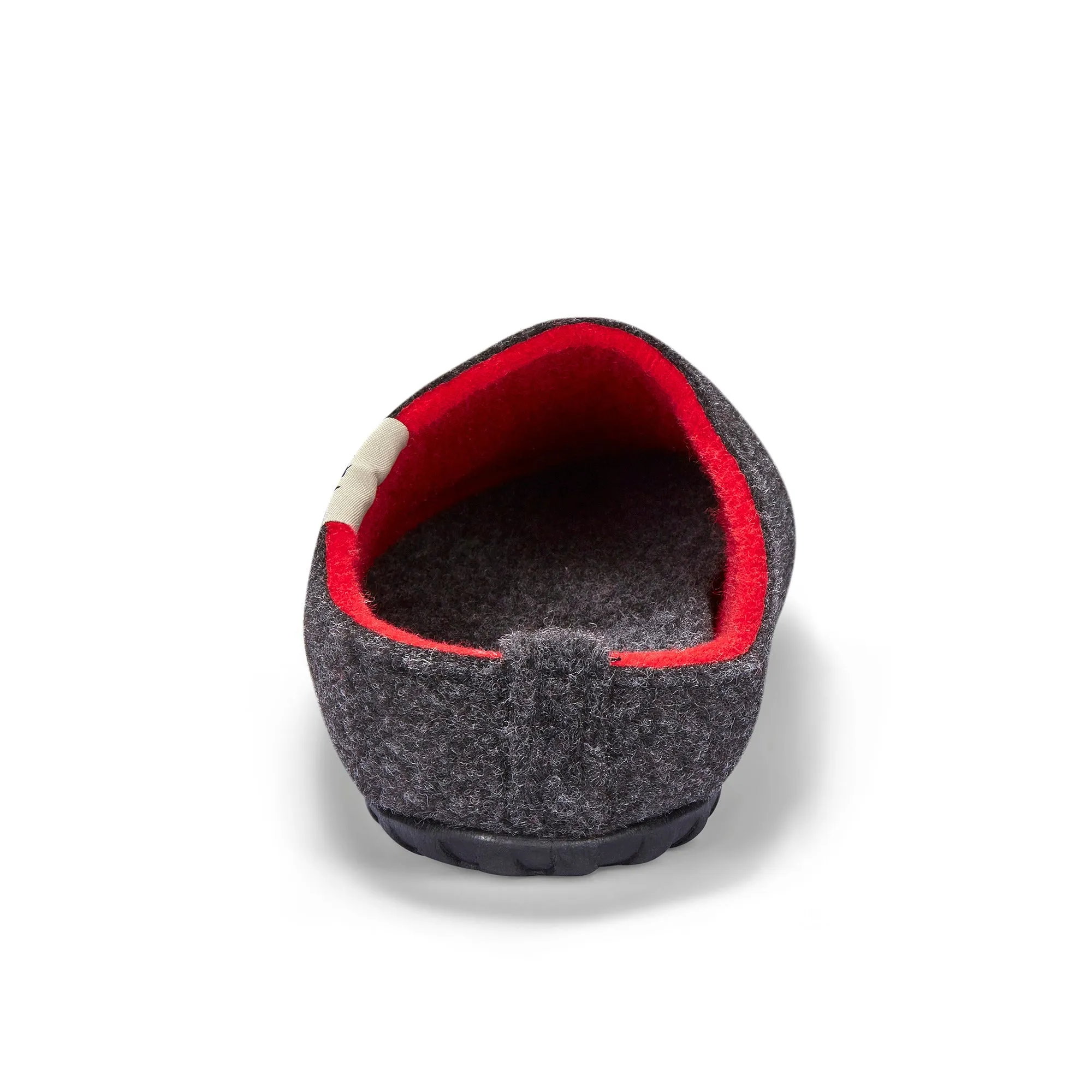 Outback Slippers - Men's - Charcoal & Red - Image 4