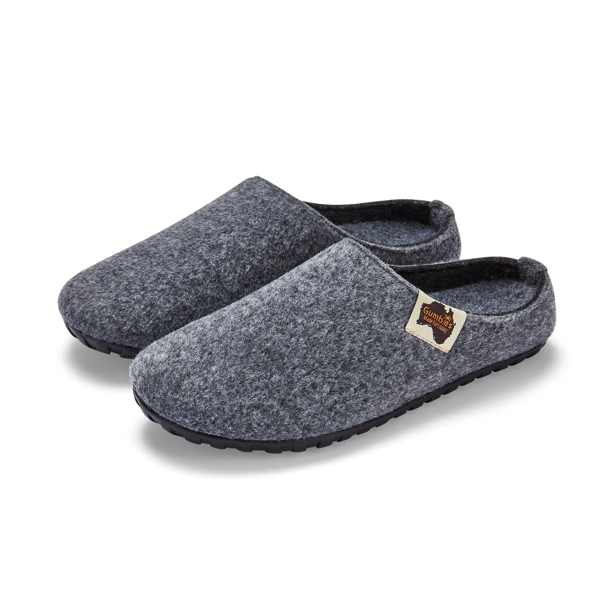 Outback Slippers - Men's - Grey & Charcoal - Image 5