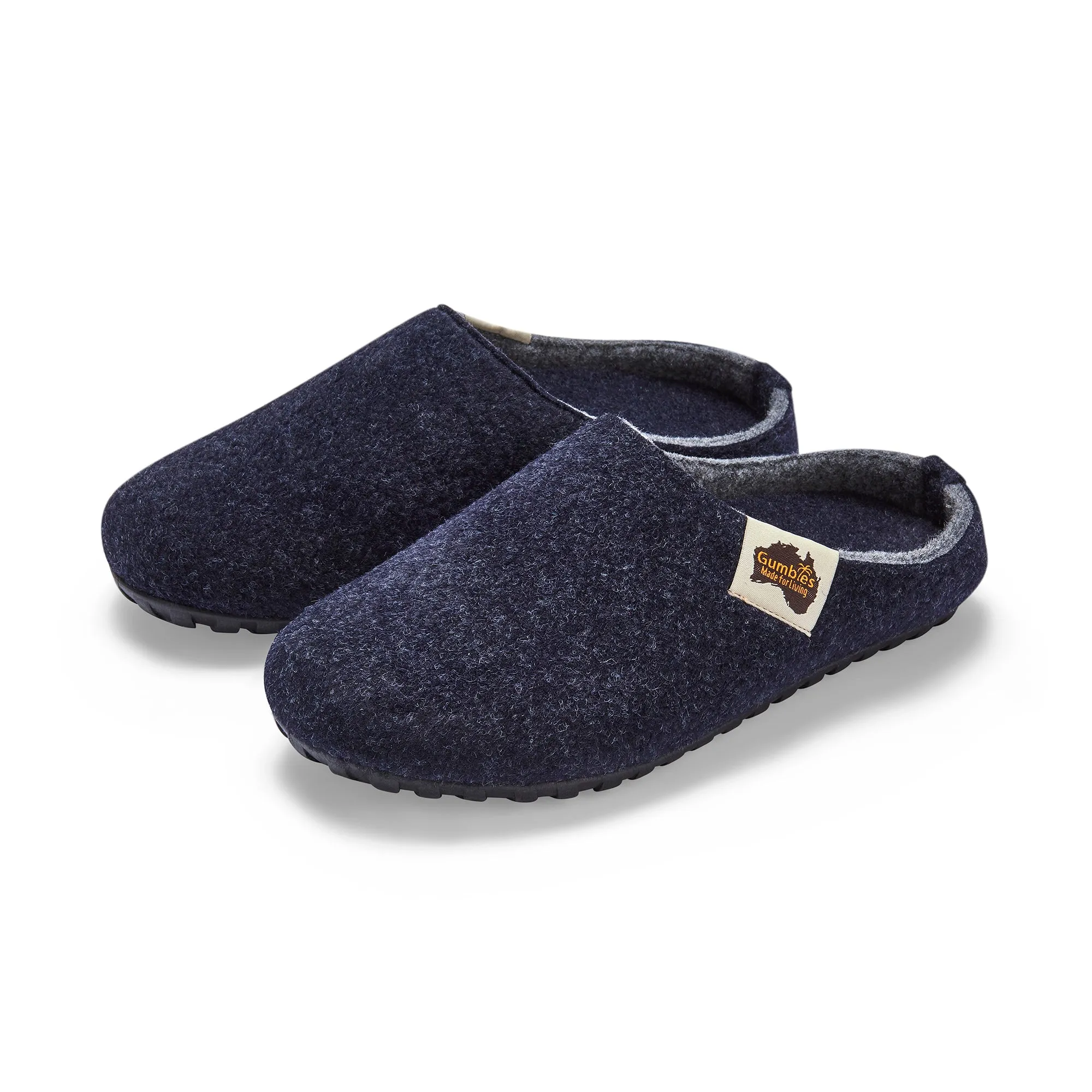 Outback Slippers - Men's - Navy & Grey - Image 5