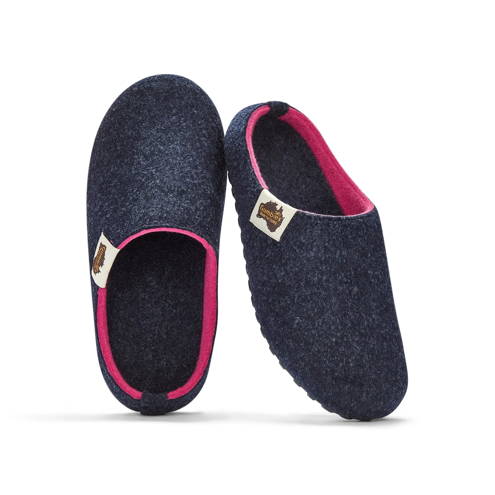 Outback Slippers - Women's - Navy & Pink - Image 5