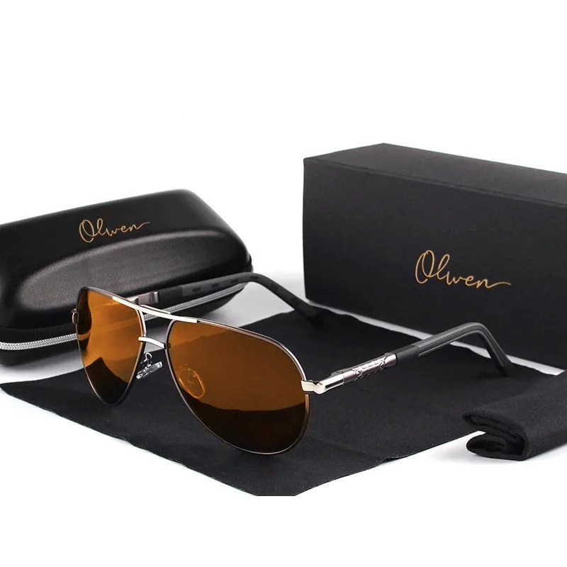 Oversized Blue Light Blocking Glasses (Aviator) - For Large Heads + Free Hard Case - Image 2
