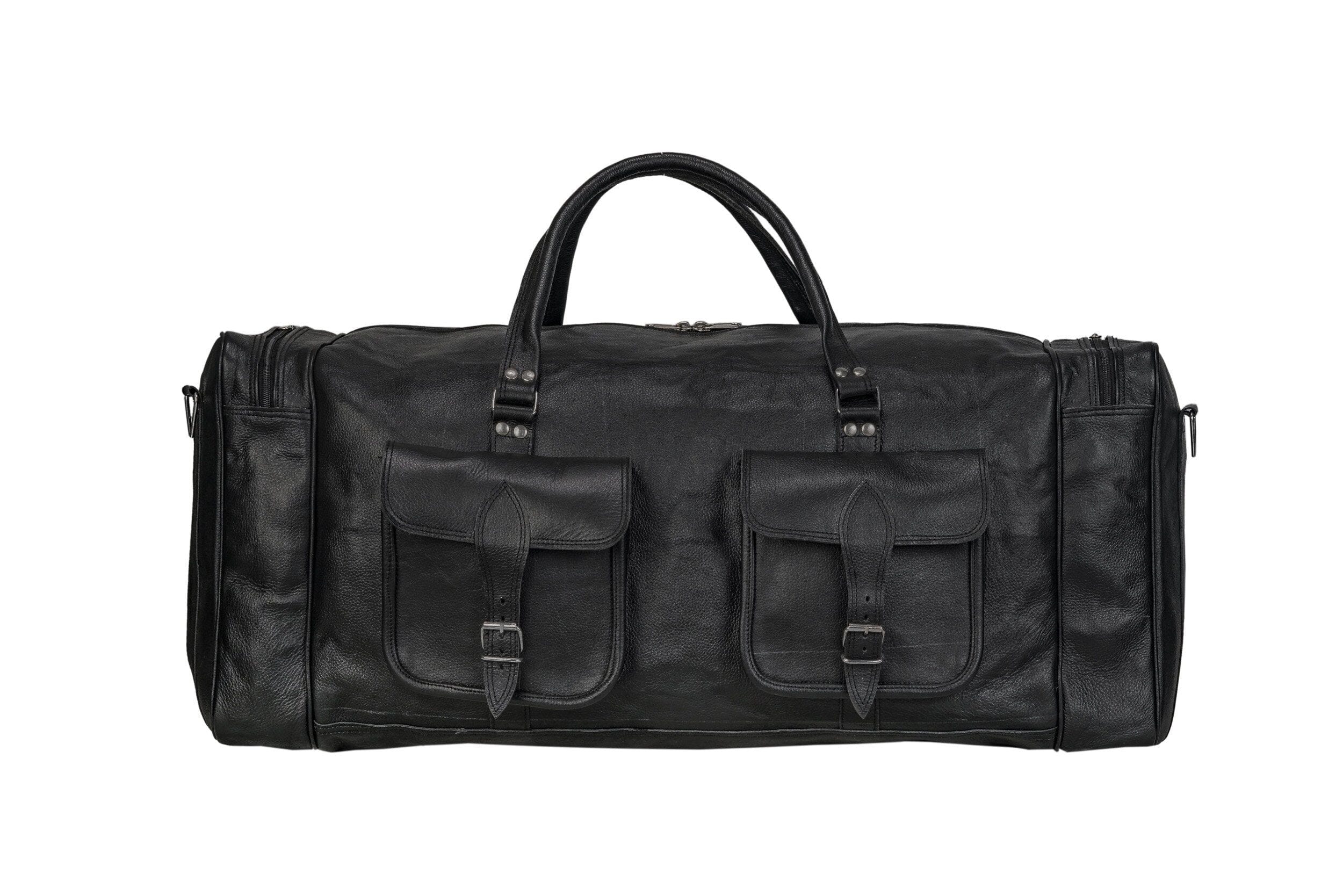 Oversized Weekender Duffel Black - Image 5