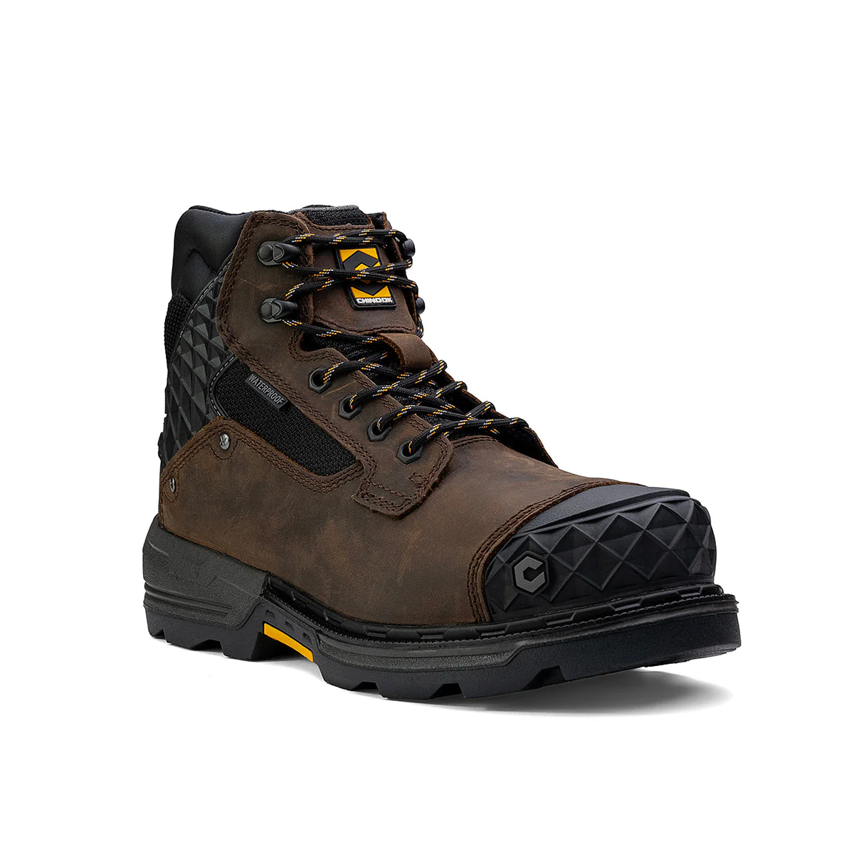 Pallet Jack 6" Composite Toe Waterproof Work Boot – Brown - Image 3