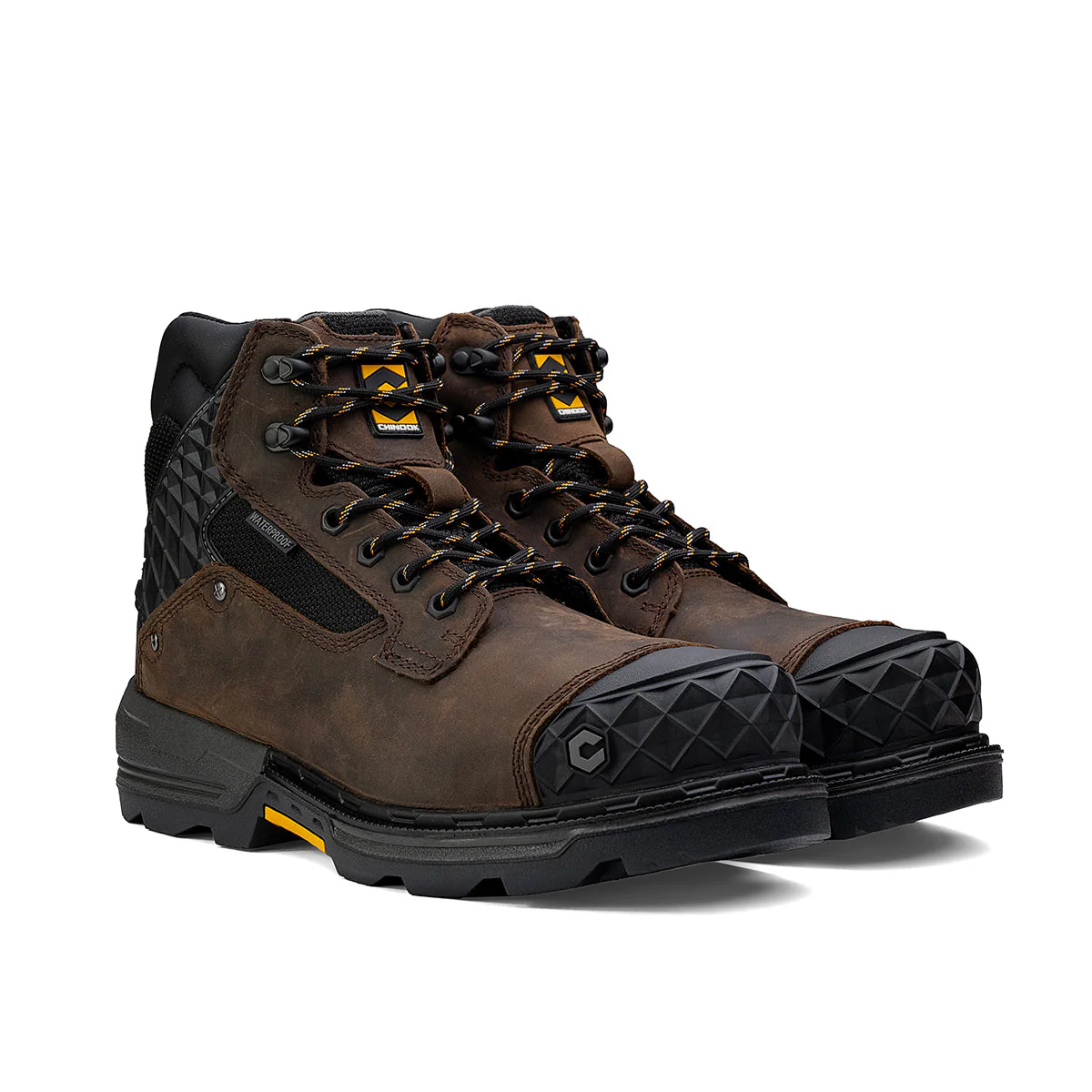 Pallet Jack 6" Composite Toe Waterproof Work Boot – Brown - Image 4