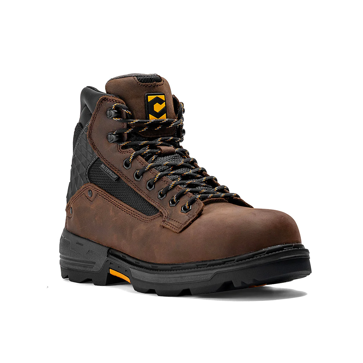 Pallet Jack 6" Plain Toe Waterproof Work Boot – Brown - Image 3