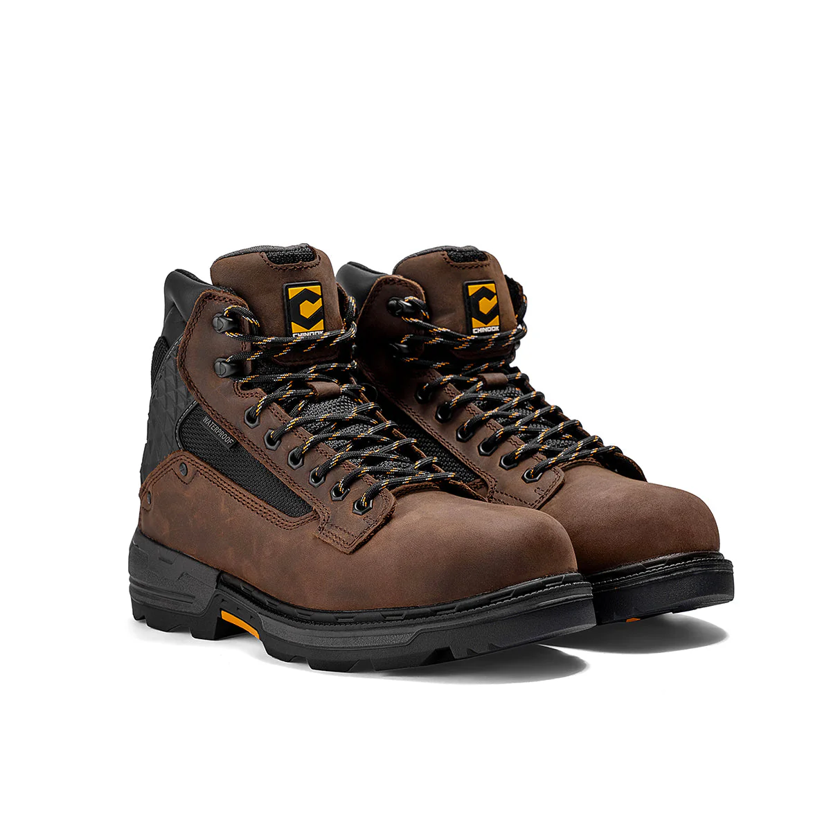 Pallet Jack 6" Plain Toe Waterproof Work Boot – Brown - Image 4