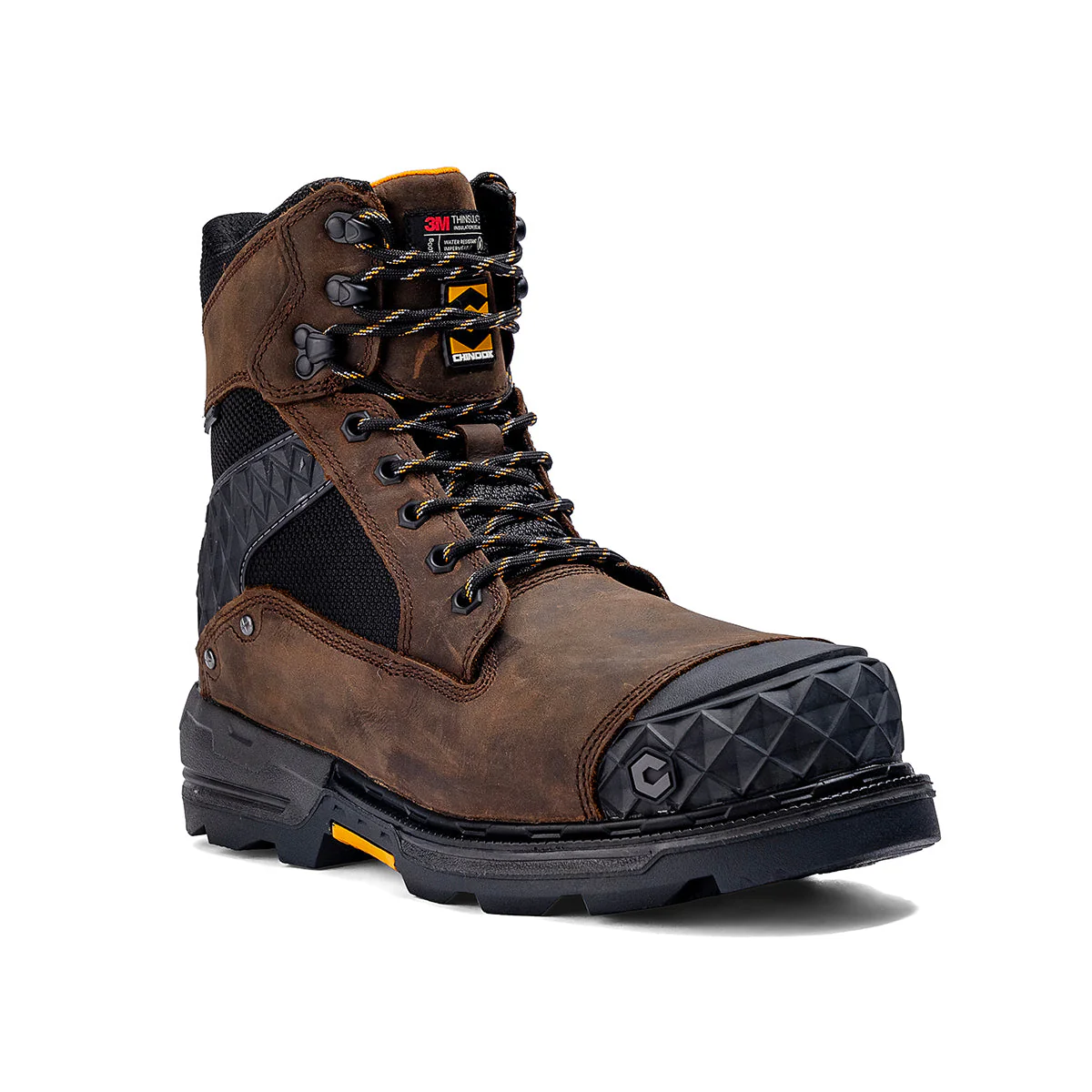 Pallet Jack 8” Insulated Composite Toe Waterproof Work Boot – Brown - Image 3