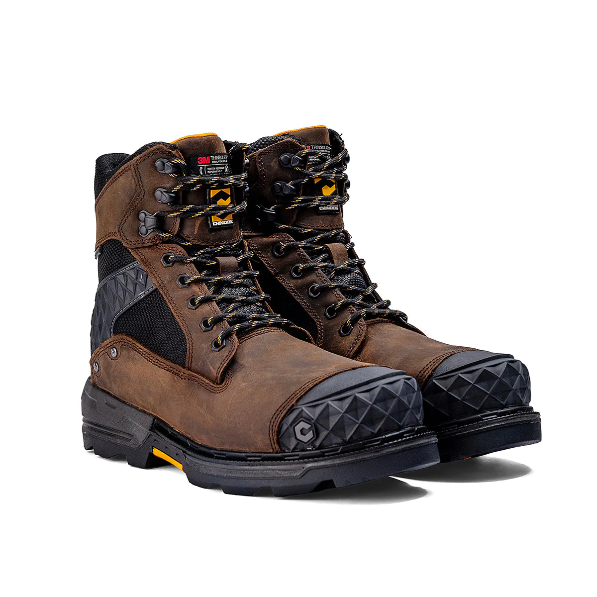 Pallet Jack 8” Insulated Composite Toe Waterproof Work Boot – Brown - Image 4