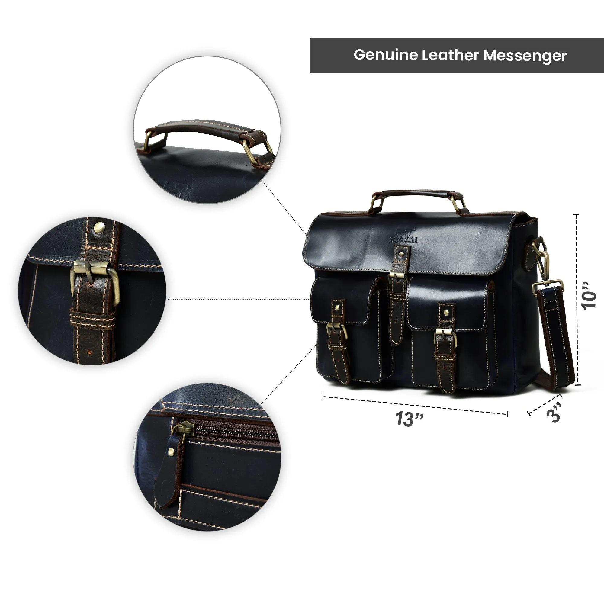 Panther Laptop Messenger Bag 16 Inch - Image 10